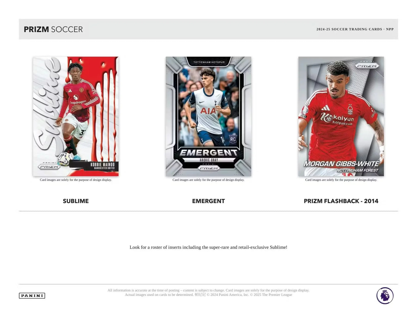 2024-25 Panini Prizm Premier League EPL Soccer Blaster Box