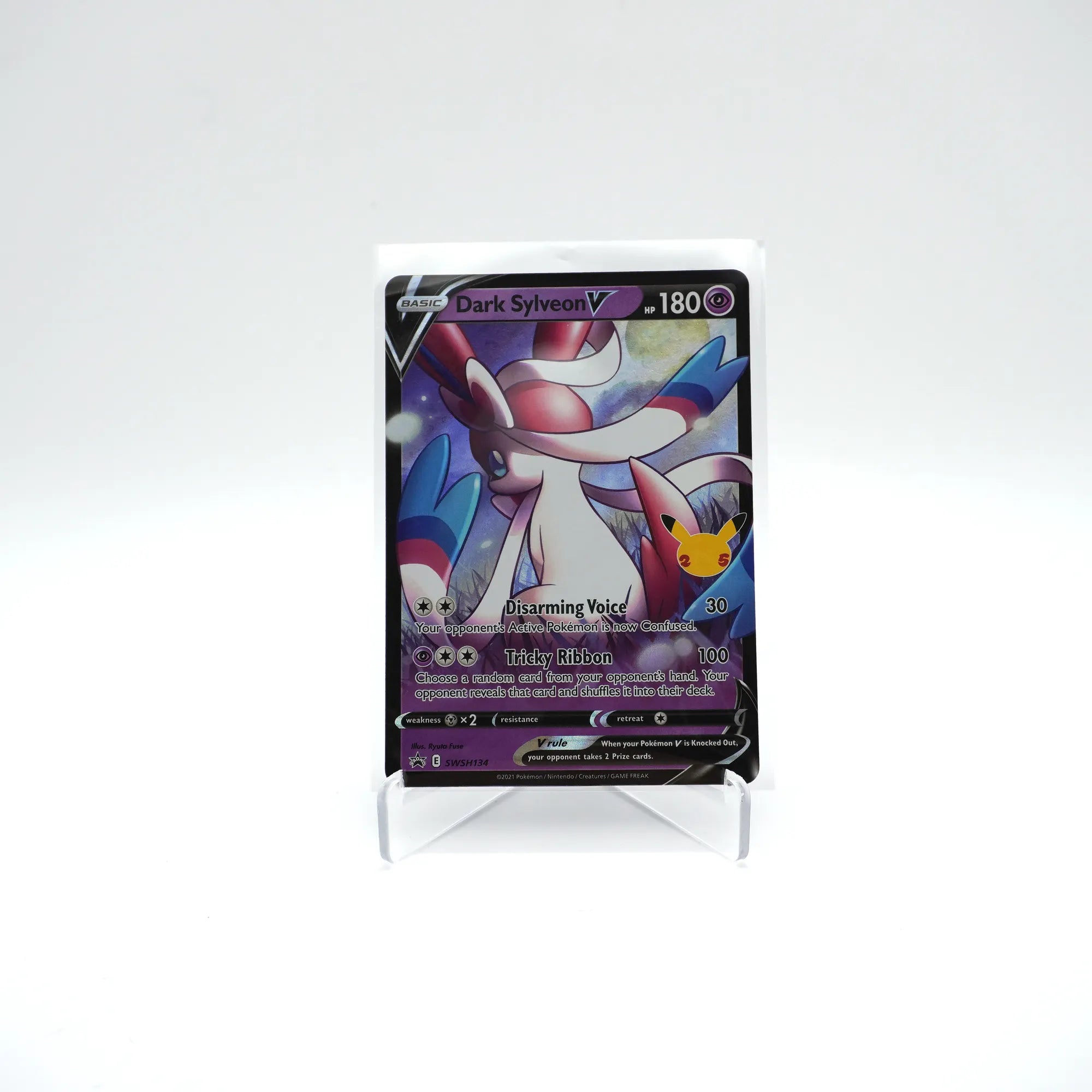 Pokémon TCG Celebrations Dark Sylveon v SWSH134 (Card 1/3)