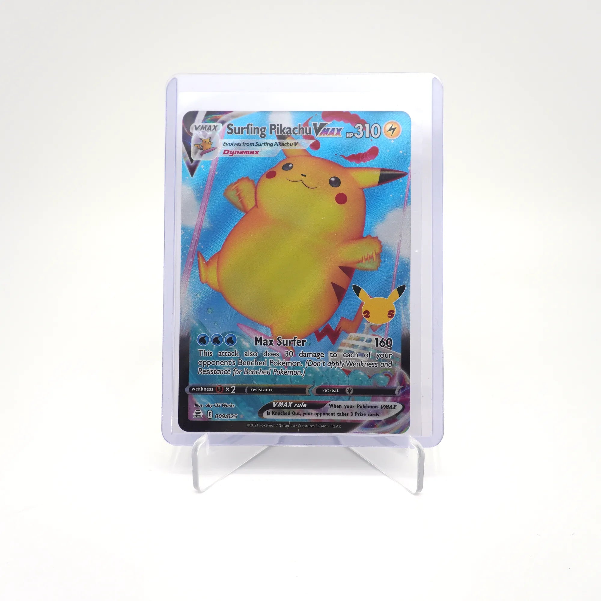 Surfing Pikachu VMAX - 009/025 - Pokemon Celebrations (Card 1/10)