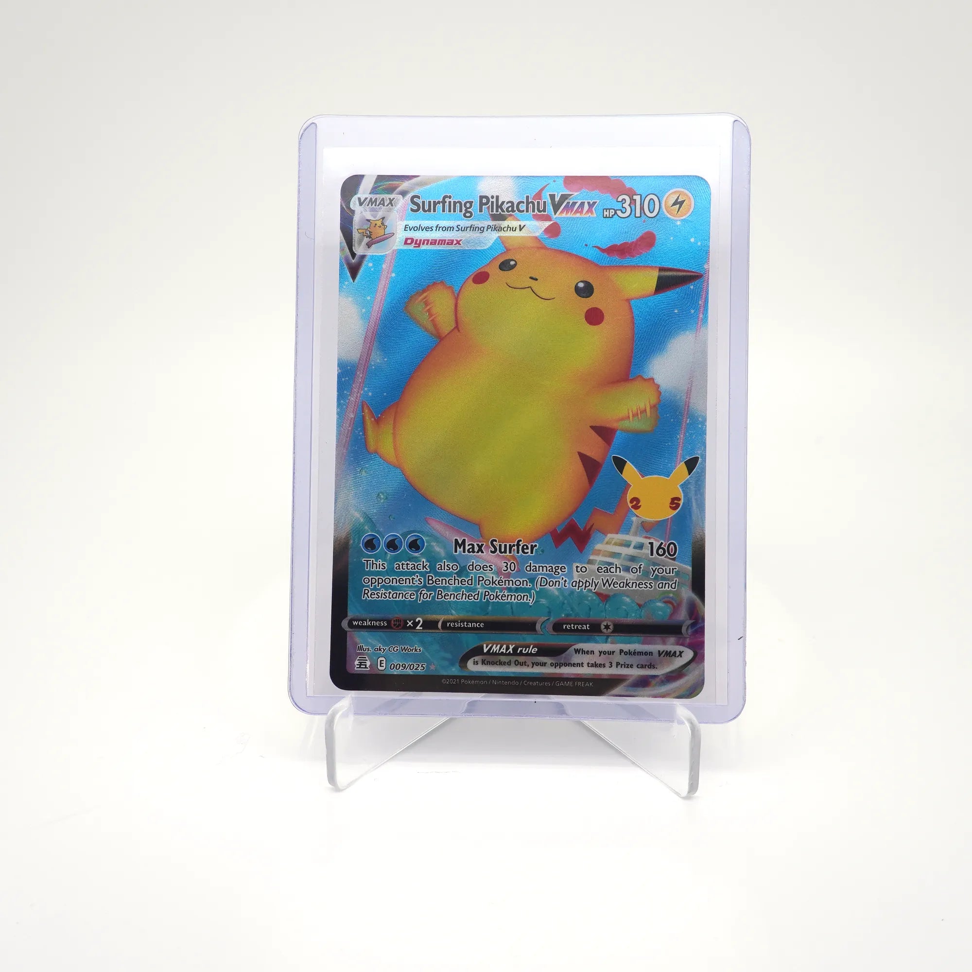 Surfing Pikachu VMAX - 009/025 - Pokemon Celebrations (Card 9/10)