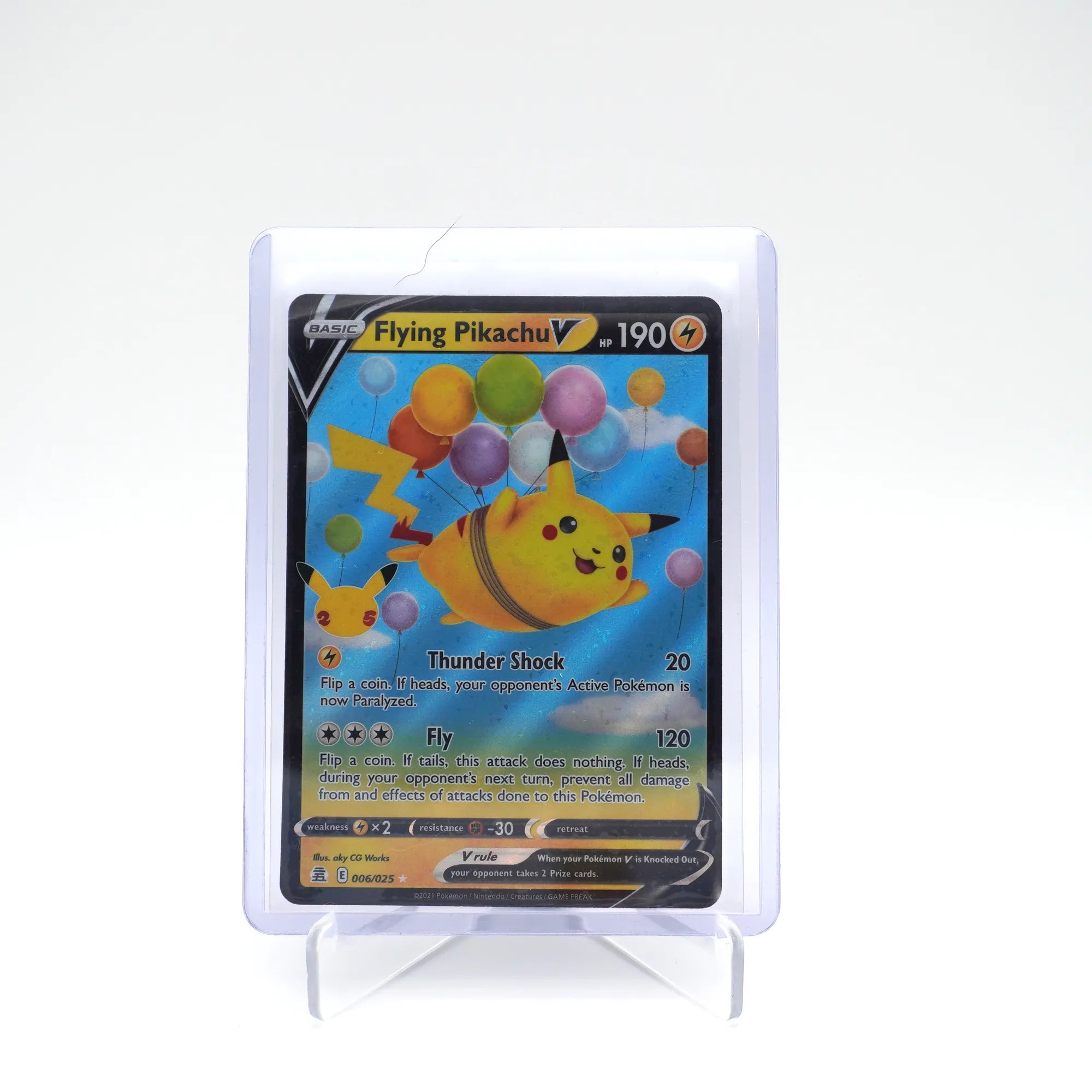 Flying Pikachu V - 006/025 - Half Art - Celebrations - English - Pokemon (Card 2/10)