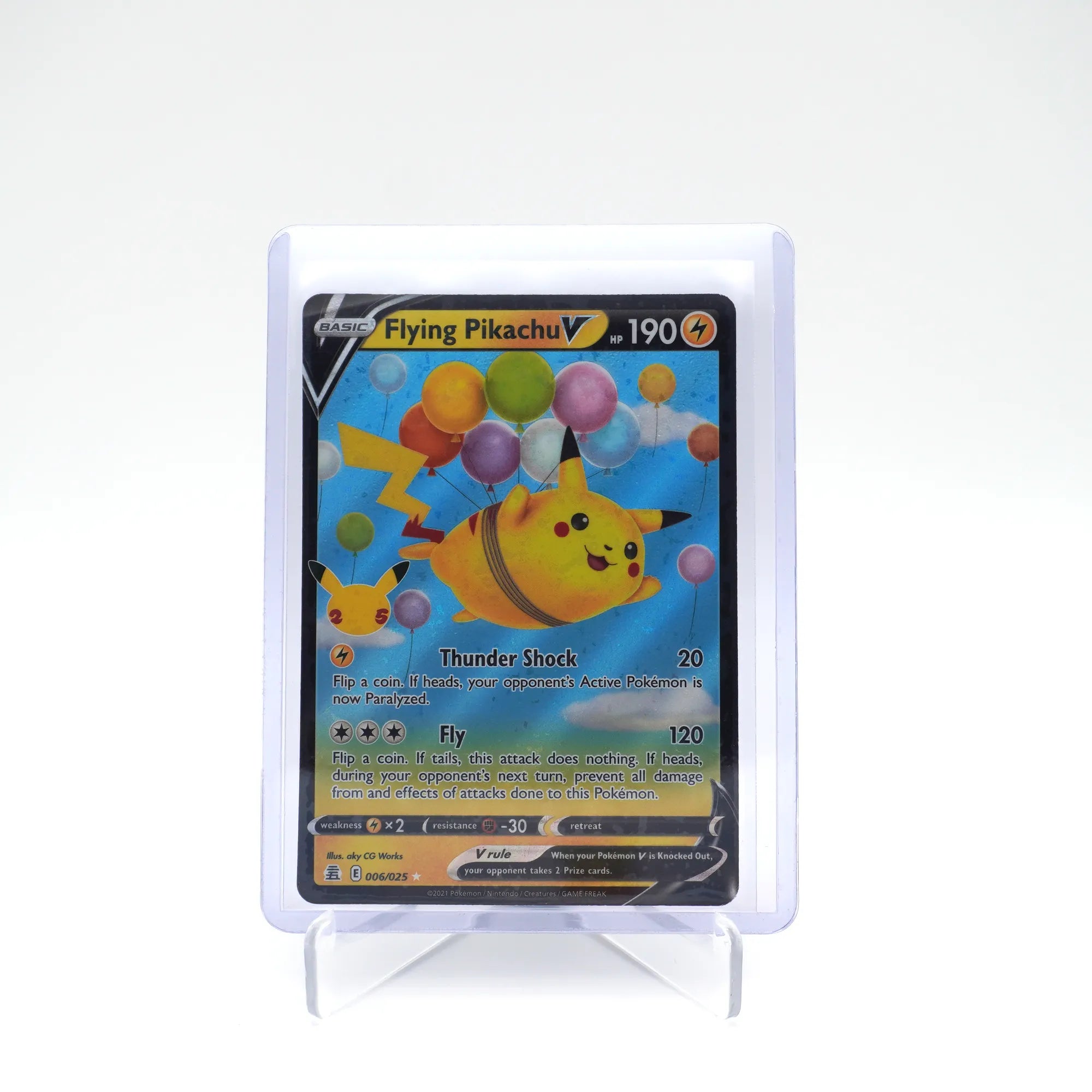 Flying Pikachu V - 006/025 - Half Art - Celebrations - English - Pokemon (Card 5/10)