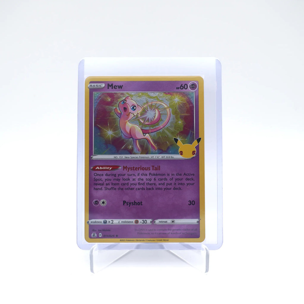 Pokémon TCG: Mew 011/025 Celebrations Holo 25th Anniversary edition (Card 1/9)