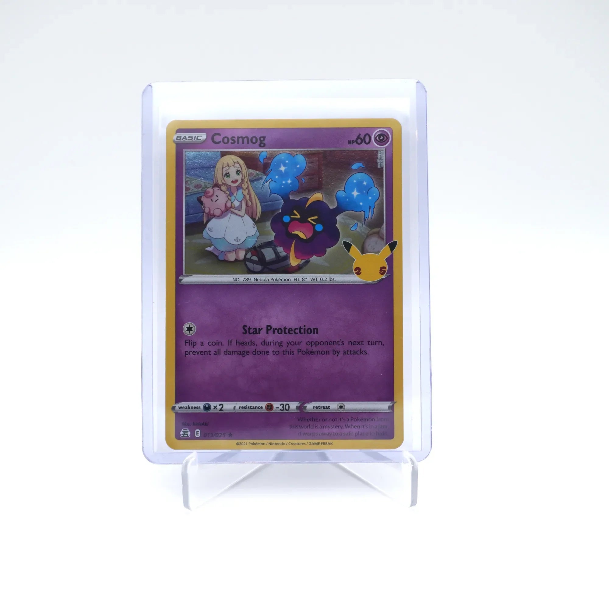 COSMOG 013/025 25TH CELEBRATIONS POKEMON (Card 6/10)