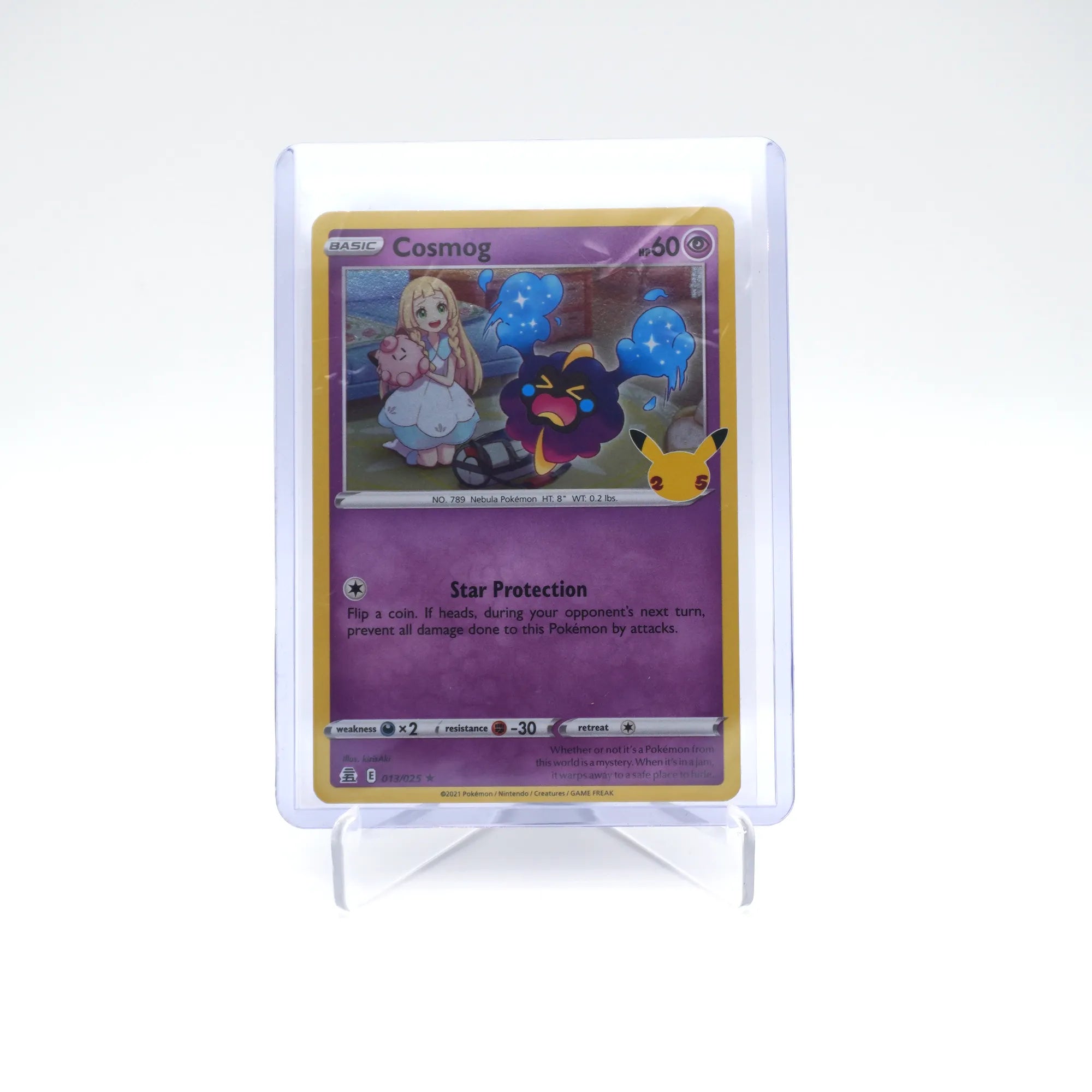 COSMOG 013/025 25TH CELEBRATIONS POKEMON (Card 8/10)