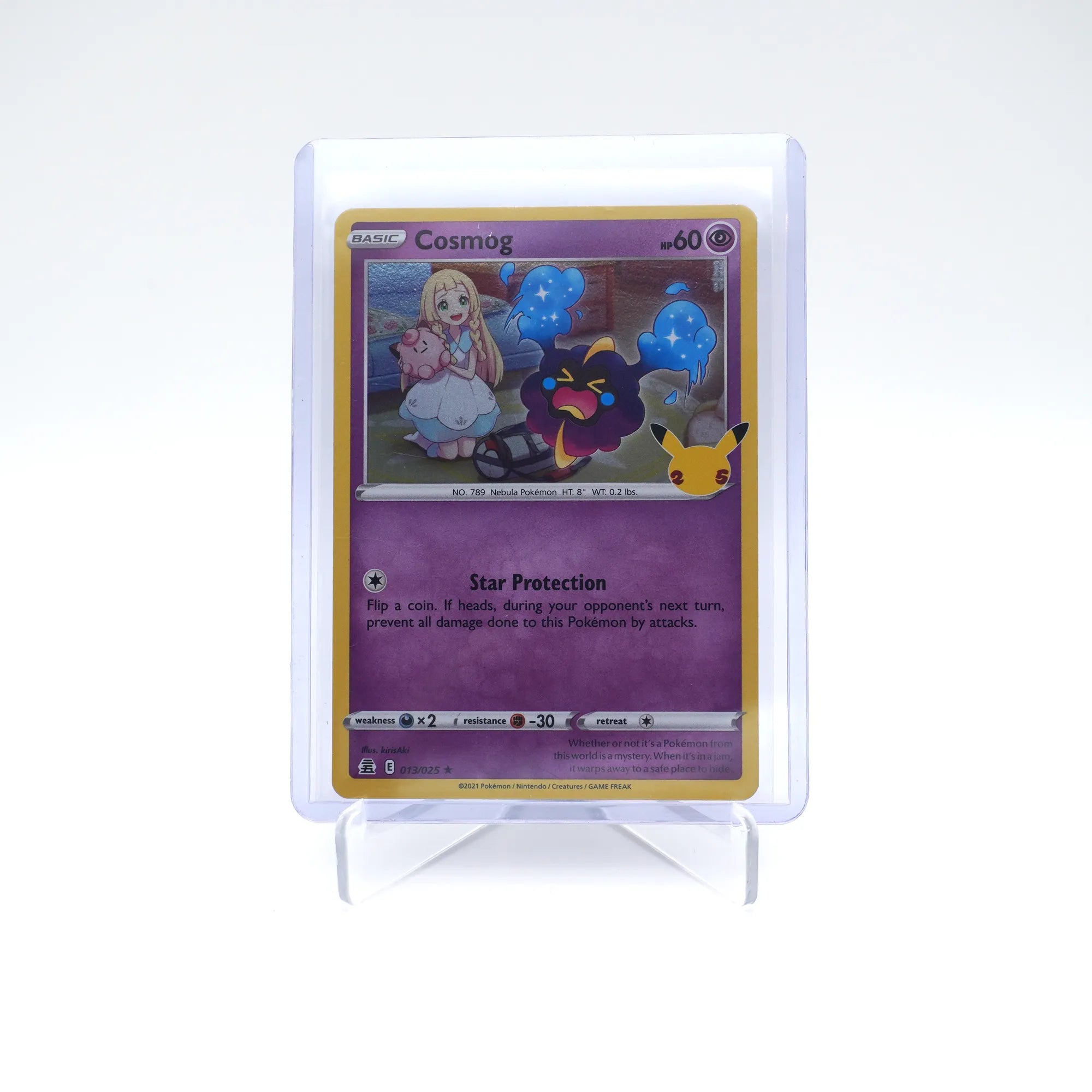 COSMOG 013/025 25TH CELEBRATIONS POKEMON (Card 9/10)