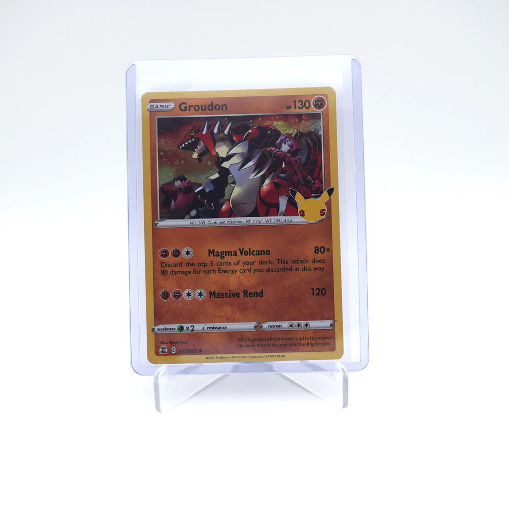GROUDON 017/025 25TH CELEBRATIONS POKEMON (Card 1/10)
