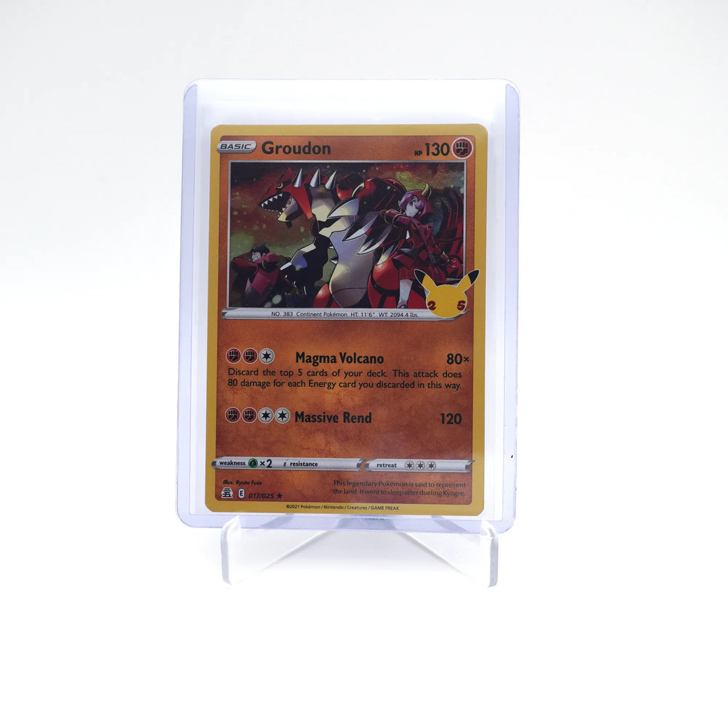 GROUDON 017/025 25TH CELEBRATIONS POKEMON (Card 4/10)