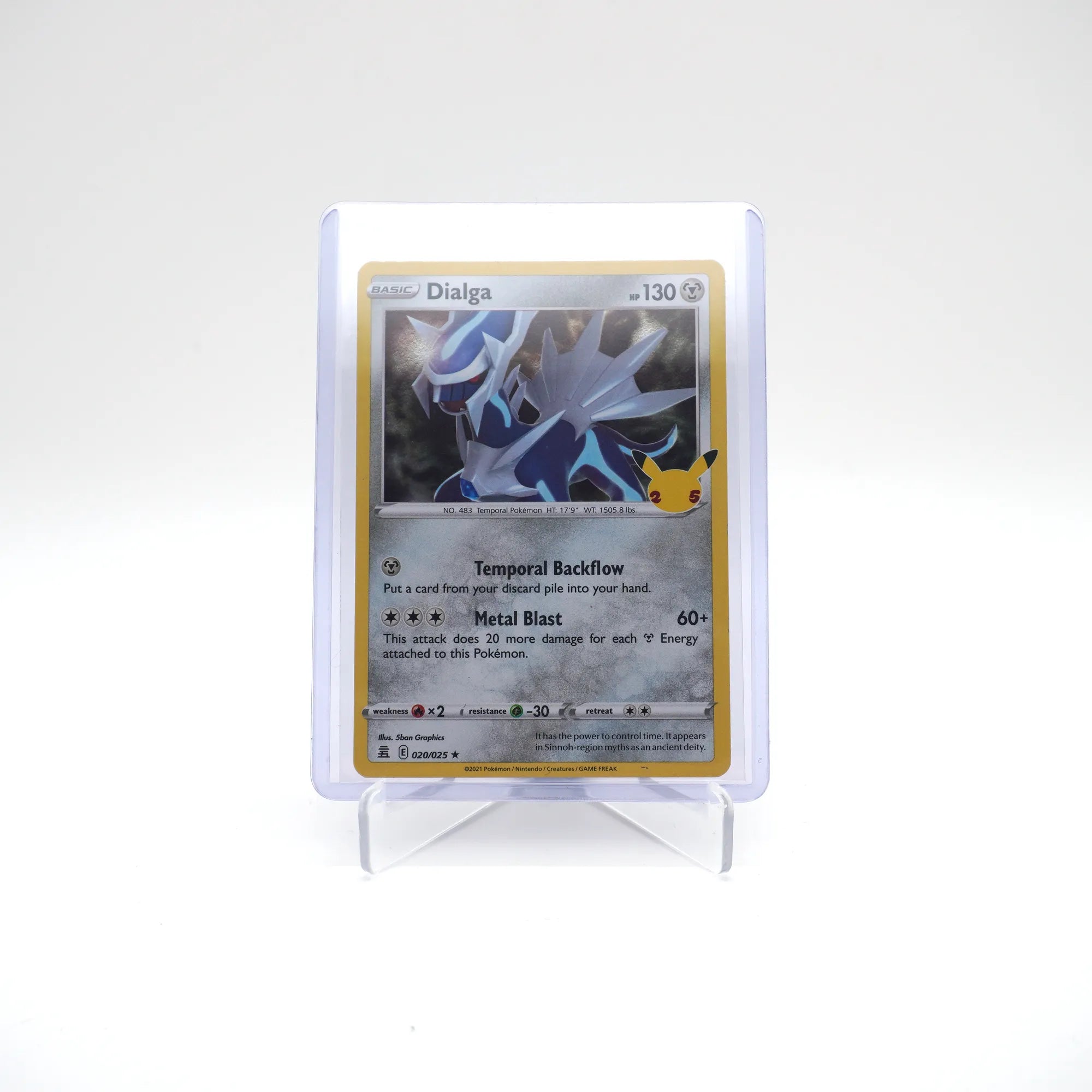 Dialga 020/025 - Pokemon TCG 25th Celebrations Anniversary Holo Rare (Card 1/10)
