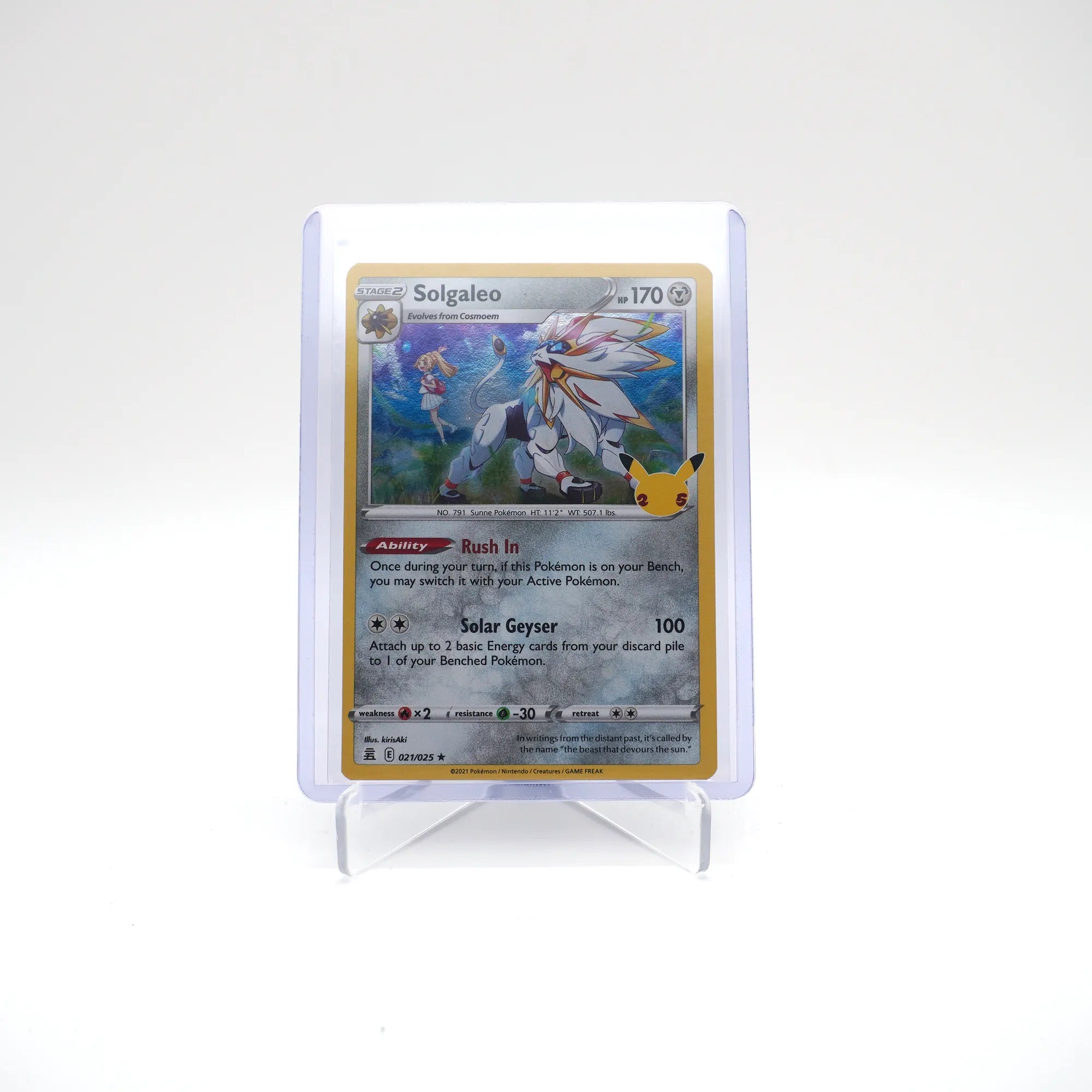 Solgaleo 021/025 Celebrations 25th Anniversary Classic (Card 3/10)