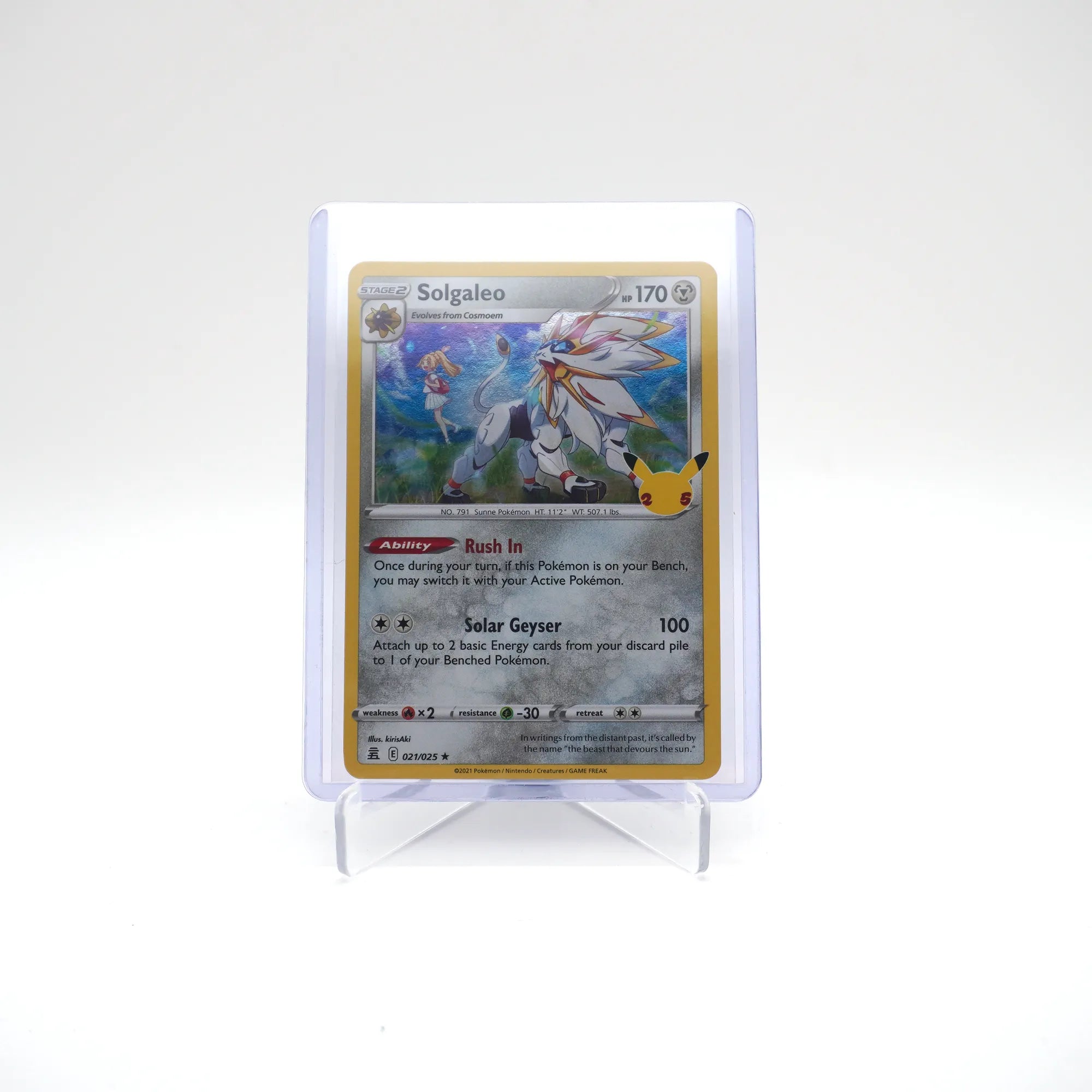 Solgaleo 021/025 Celebrations 25th Anniversary Classic (Card 5/10)