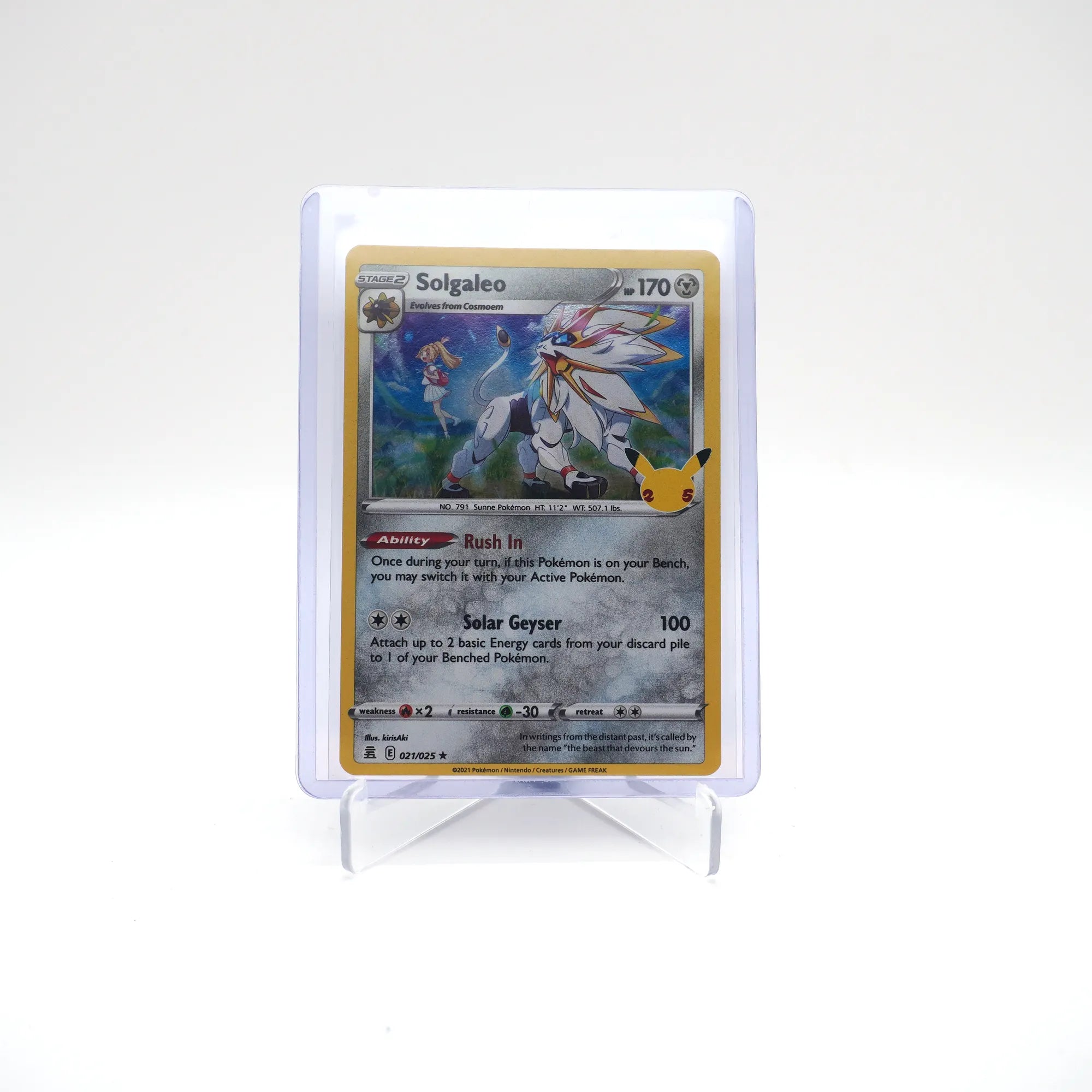 Solgaleo 021/025 Celebrations 25th Anniversary Classic (Card 6/10)