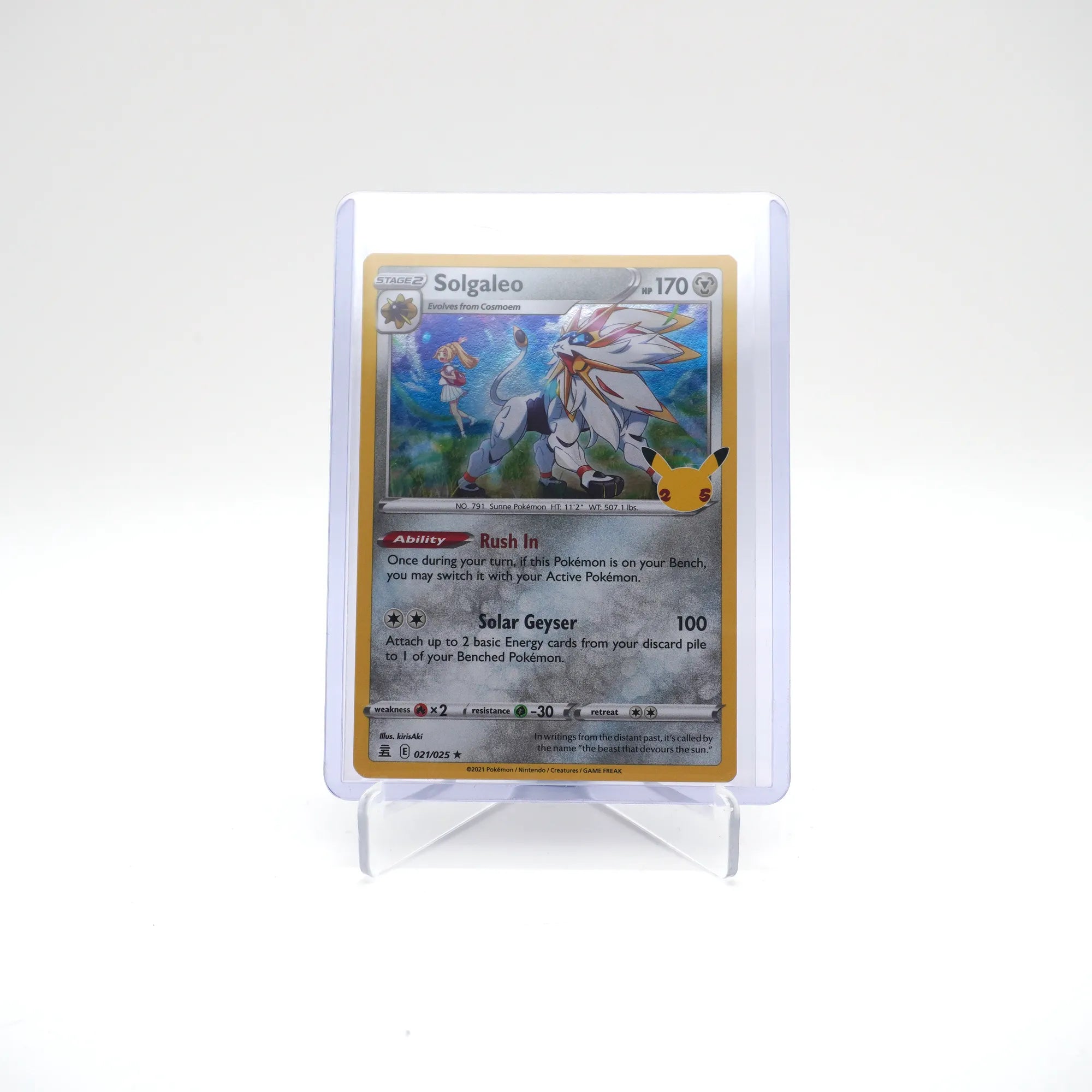 Solgaleo 021/025 Celebrations 25th Anniversary Classic (Card 7/10)