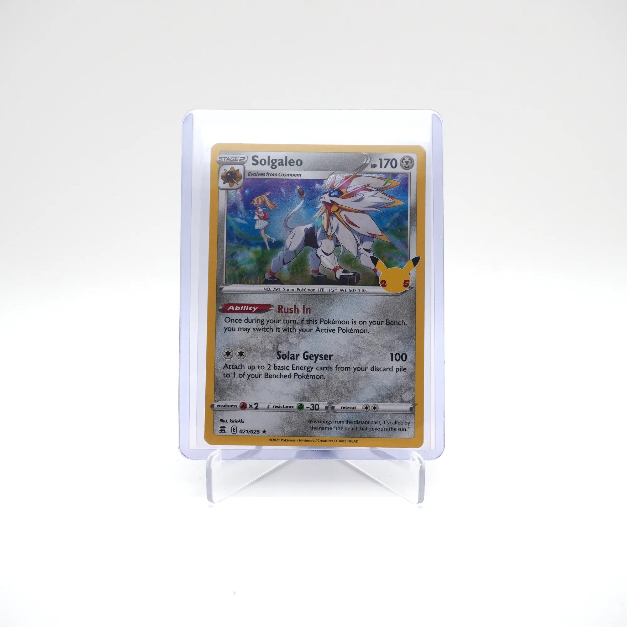 Solgaleo 021/025 Celebrations 25th Anniversary Classic (Card 8/10)