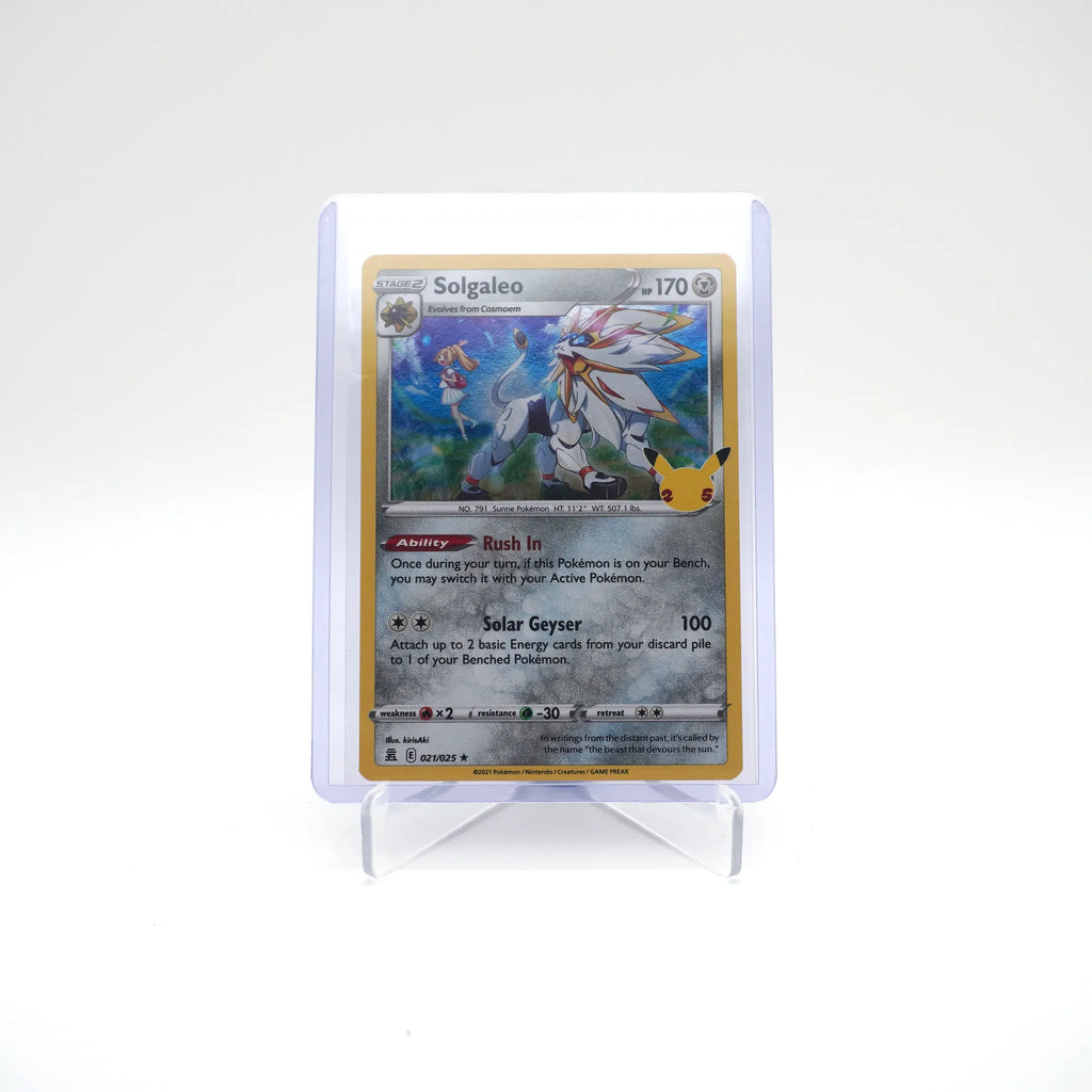 Solgaleo 021/025 Celebrations 25th Anniversary Classic (Card 9/10)