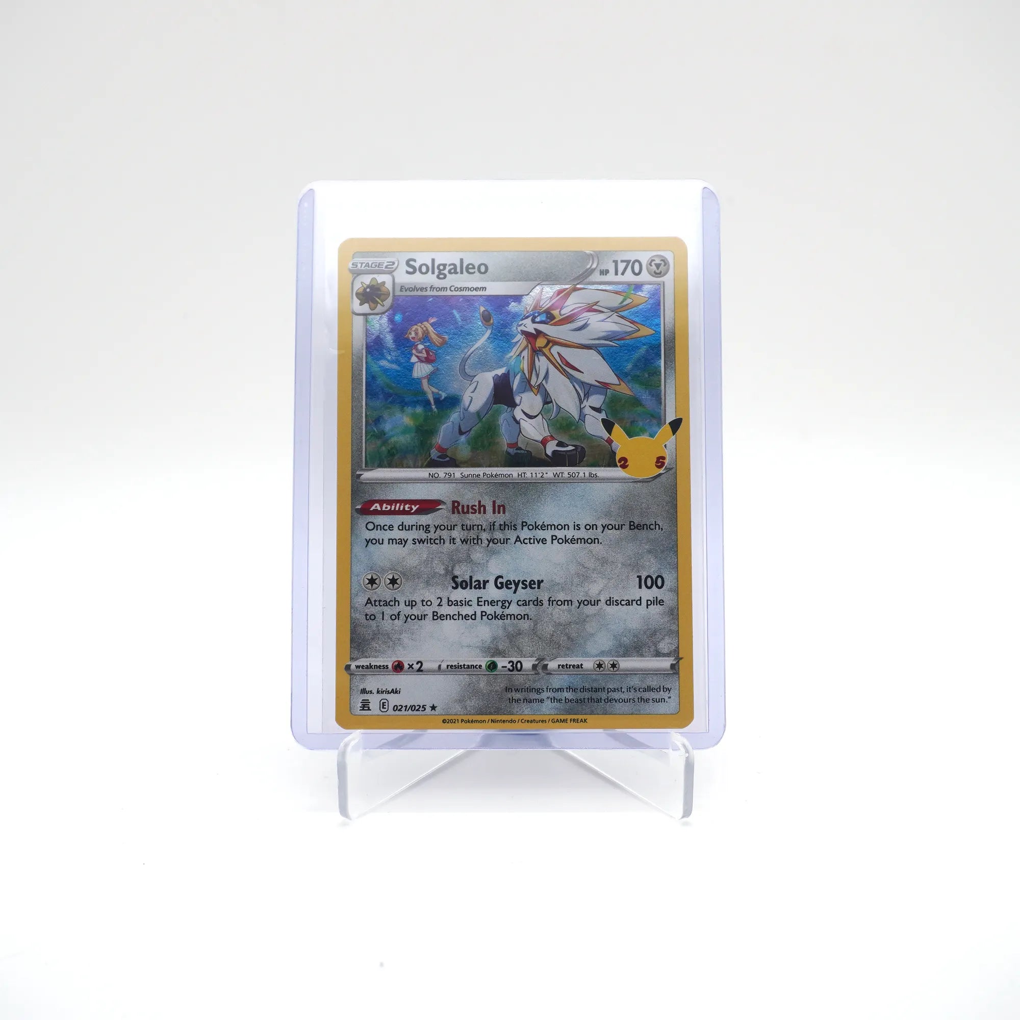 Solgaleo 021/025 Celebrations 25th Anniversary Classic (Card 9/10)