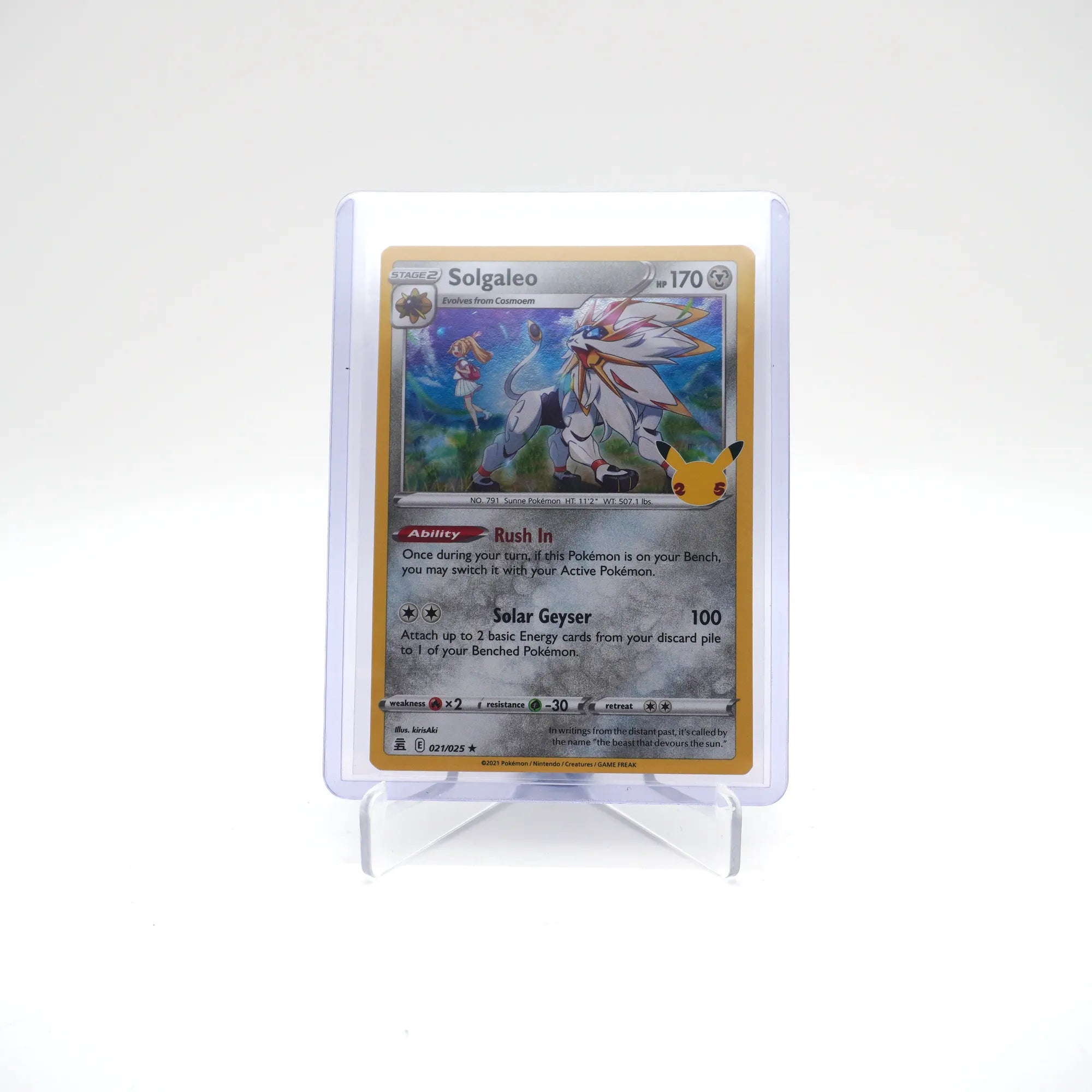 Solgaleo 021/025 Celebrations 25th Anniversary Classic (Card 10/10)