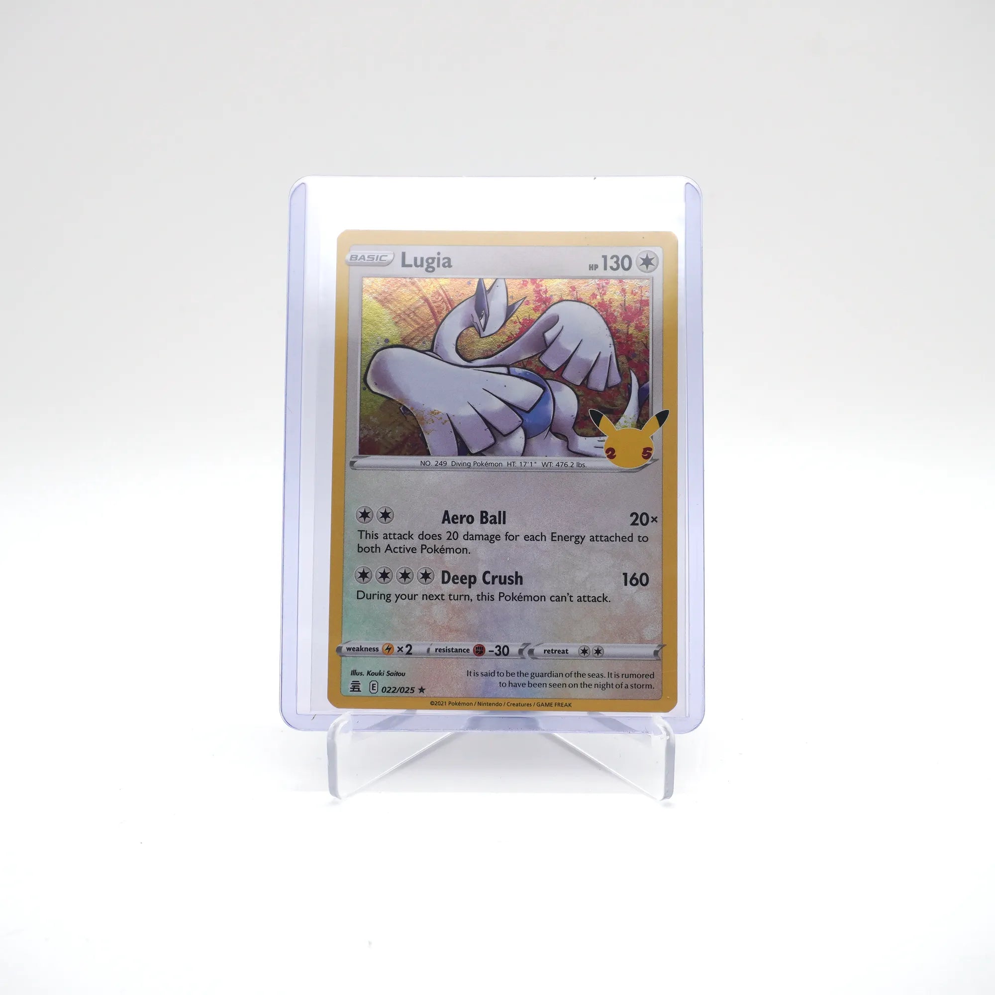 Lugia Holo - 022/025 Pokemon Celebrations - English 25th Anniversary (Card 2/8)
