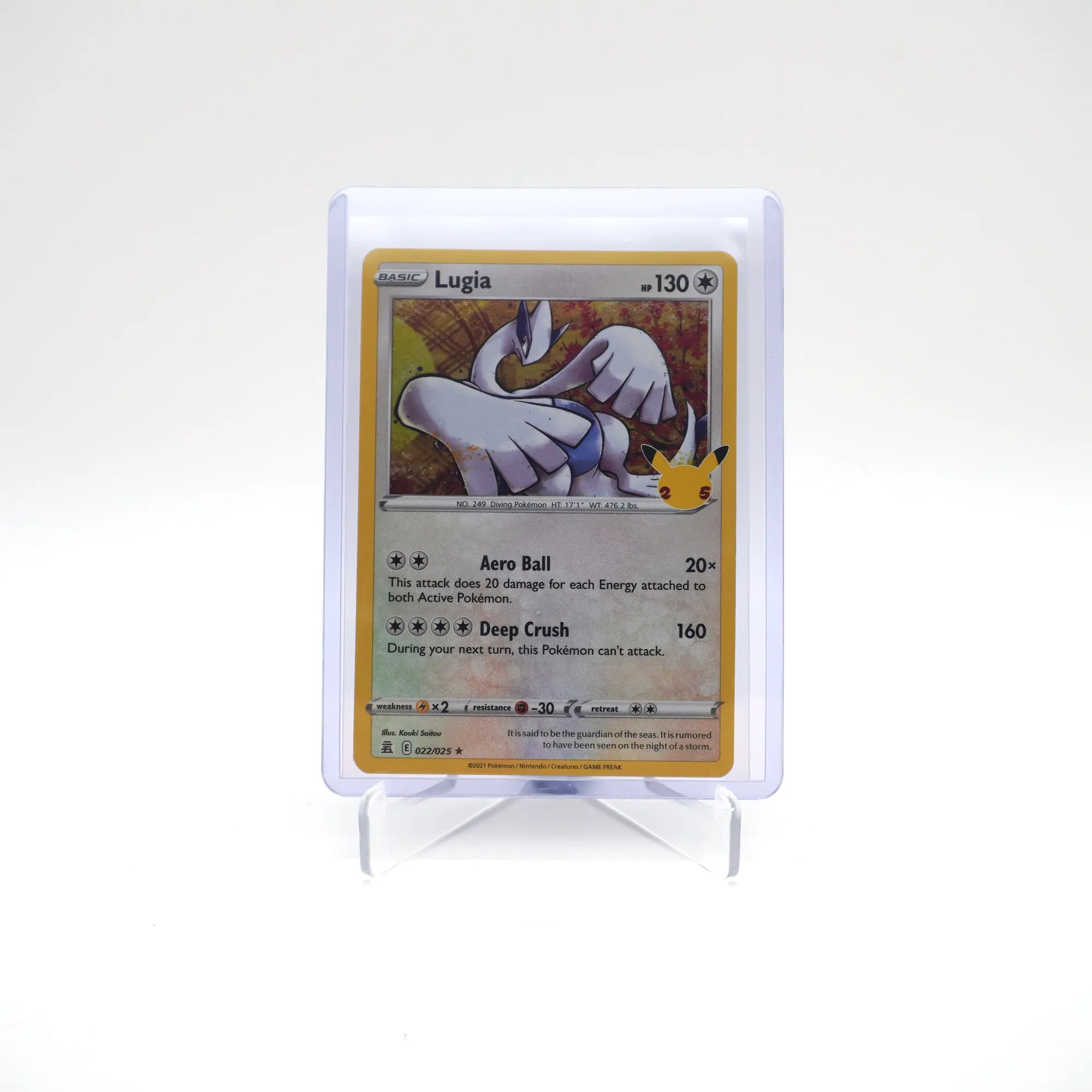Lugia Holo - 022/025 Pokemon Celebrations - English 25th Anniversary (Card 4/8)