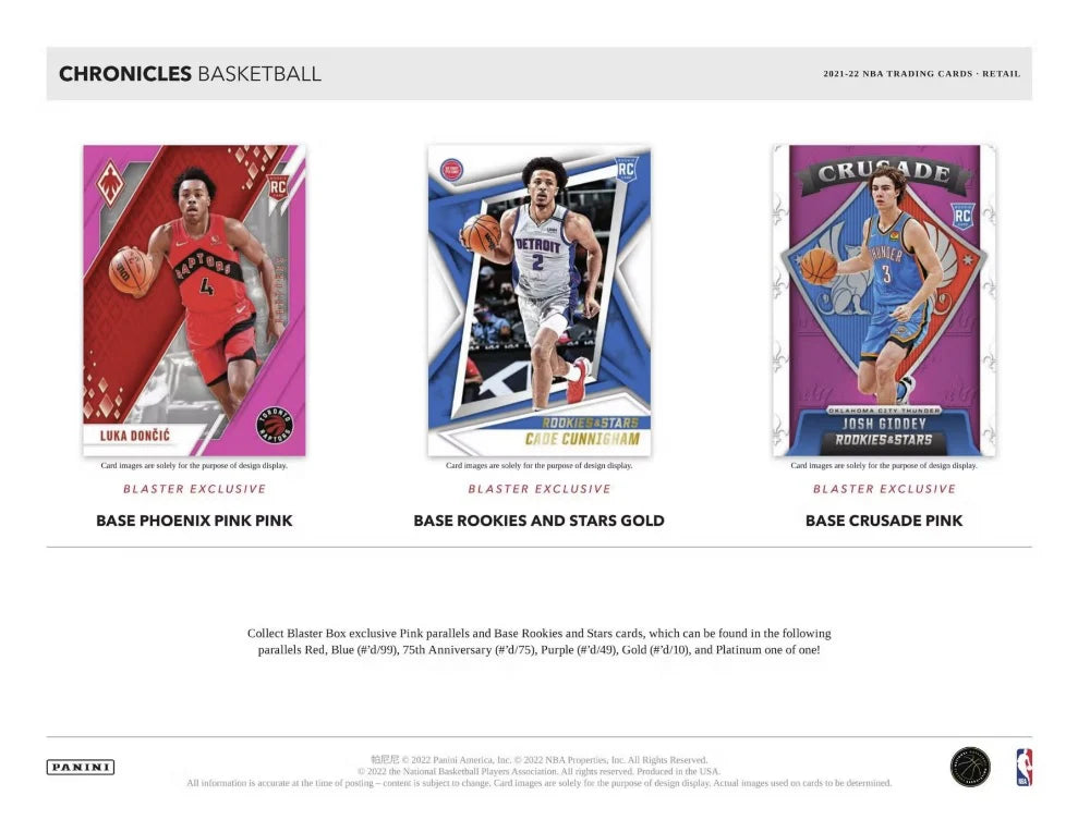 2021-22 Panini Chronicles Basketball Blaster