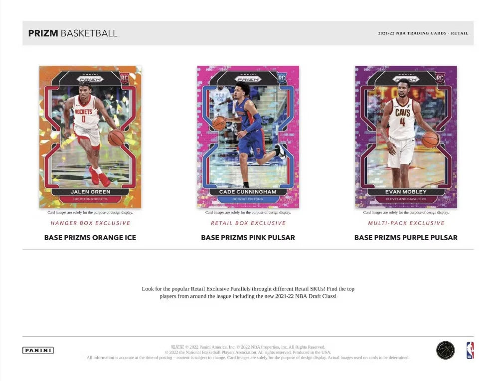 2021-22 Panini Prizm Basketball Blaster