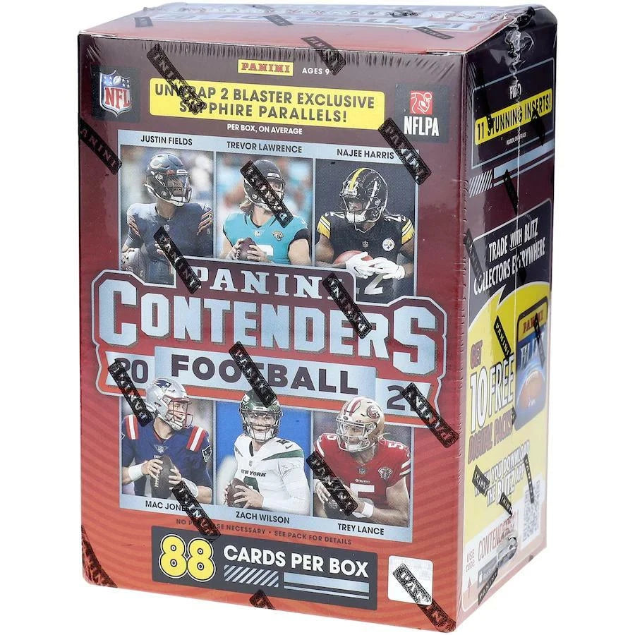 2021 Panini Contenders Football Blaster Box Fanatics Exclusive - Factory Sealed