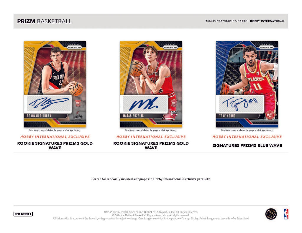 2024-25 Panini Prizm Basketball International Hobby Box