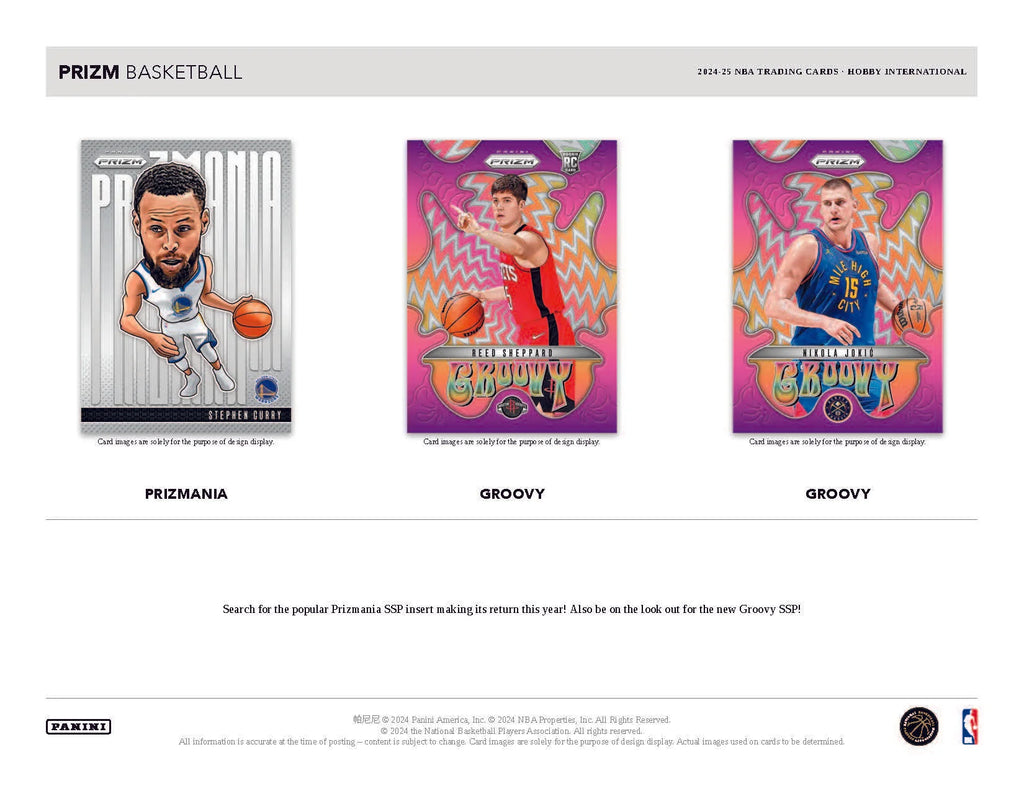 2024-25 Panini Prizm Basketball International Hobby Box