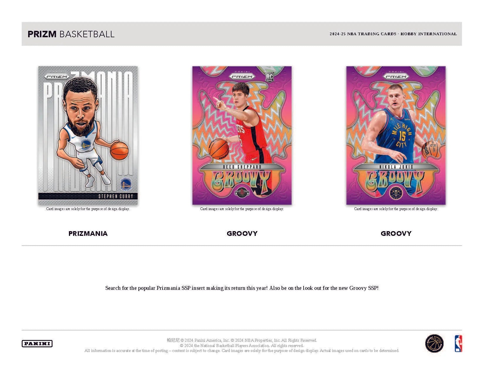 2024-25 Panini Prizm Basketball International Hobby Box