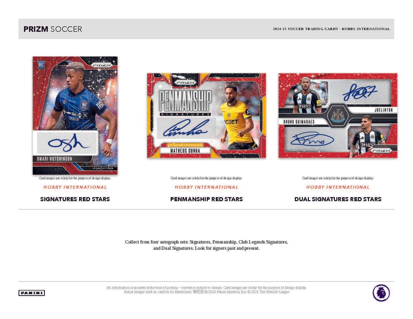 2024-25 Panini Prizm Premier League EPL Soccer International Hobby Box