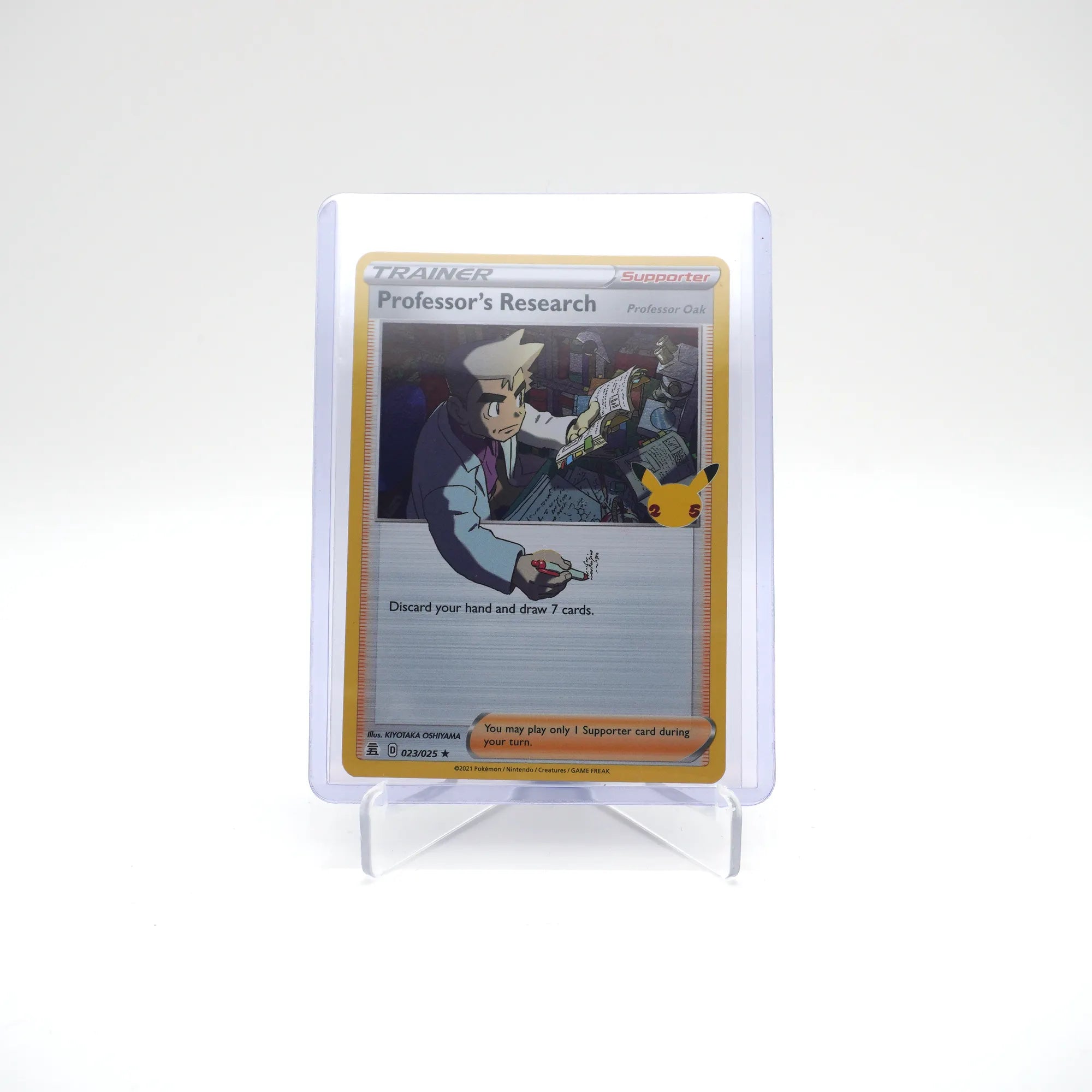 Professor's Research - 023/025 Celebrations 25th Holo Rare Trainer (Card 1/10)