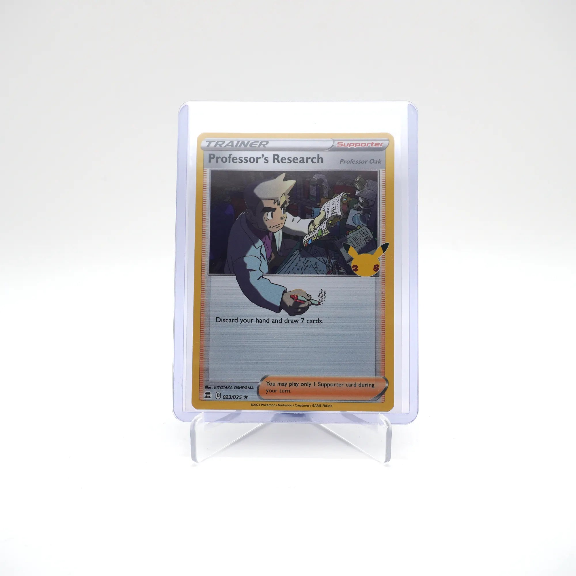 Professor's Research - 023/025 Celebrations 25th Holo Rare Trainer (Card 3/10)