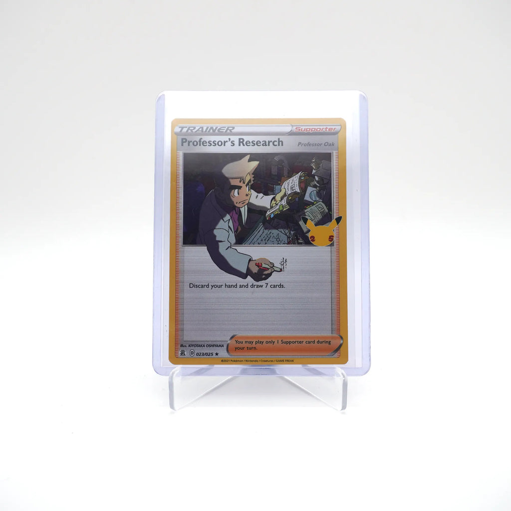 Professor's Research - 023/025 Celebrations 25th Holo Rare Trainer (Card 5/10)