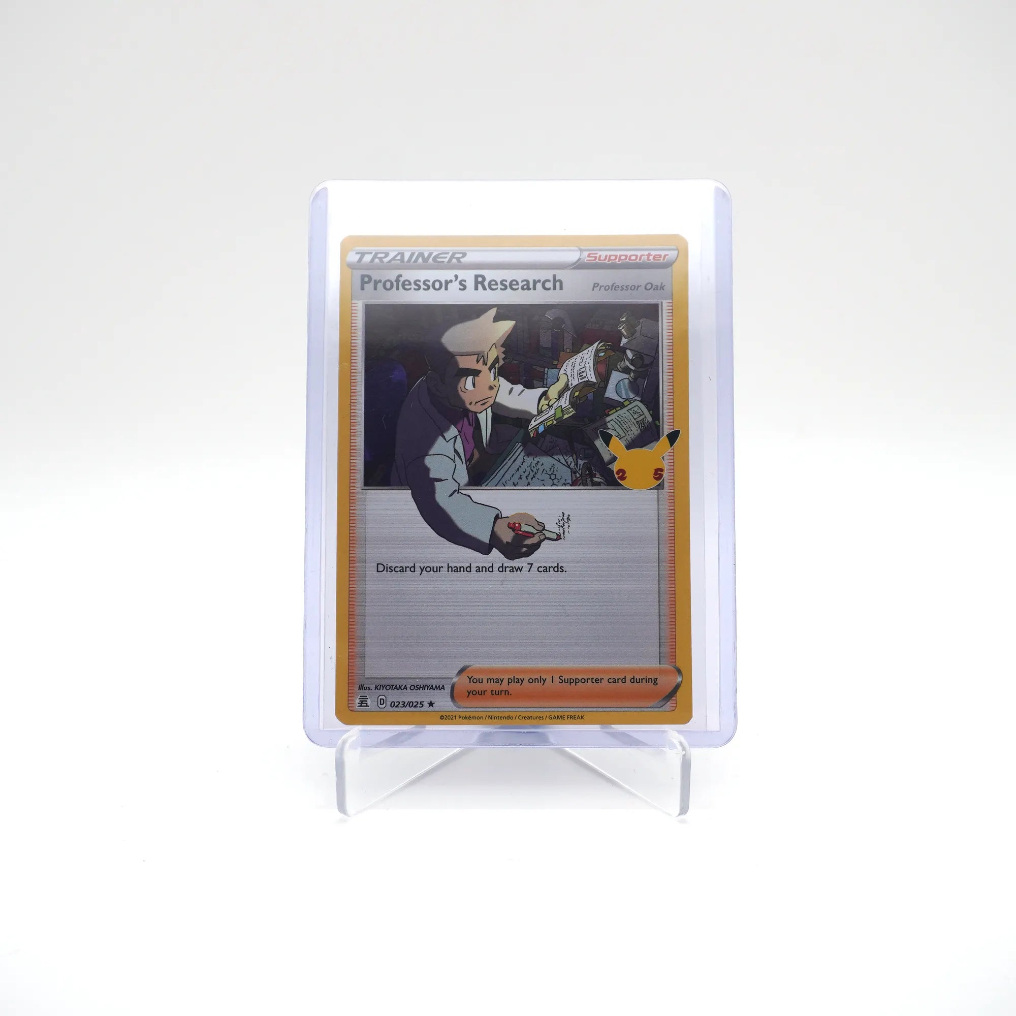Professor's Research - 023/025 Celebrations 25th Holo Rare Trainer (Card 5/10)