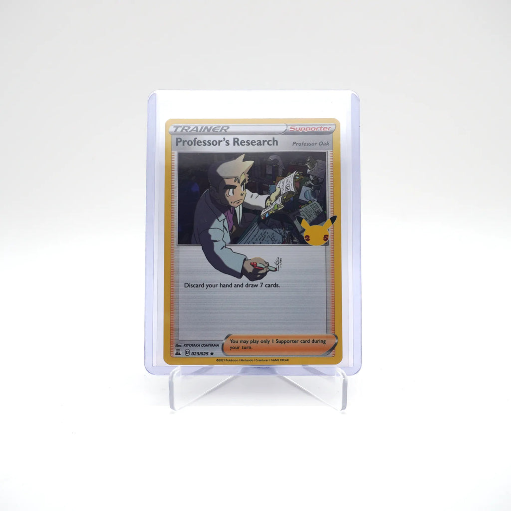 Professor's Research - 023/025 Celebrations 25th Holo Rare Trainer (Card 6/10)