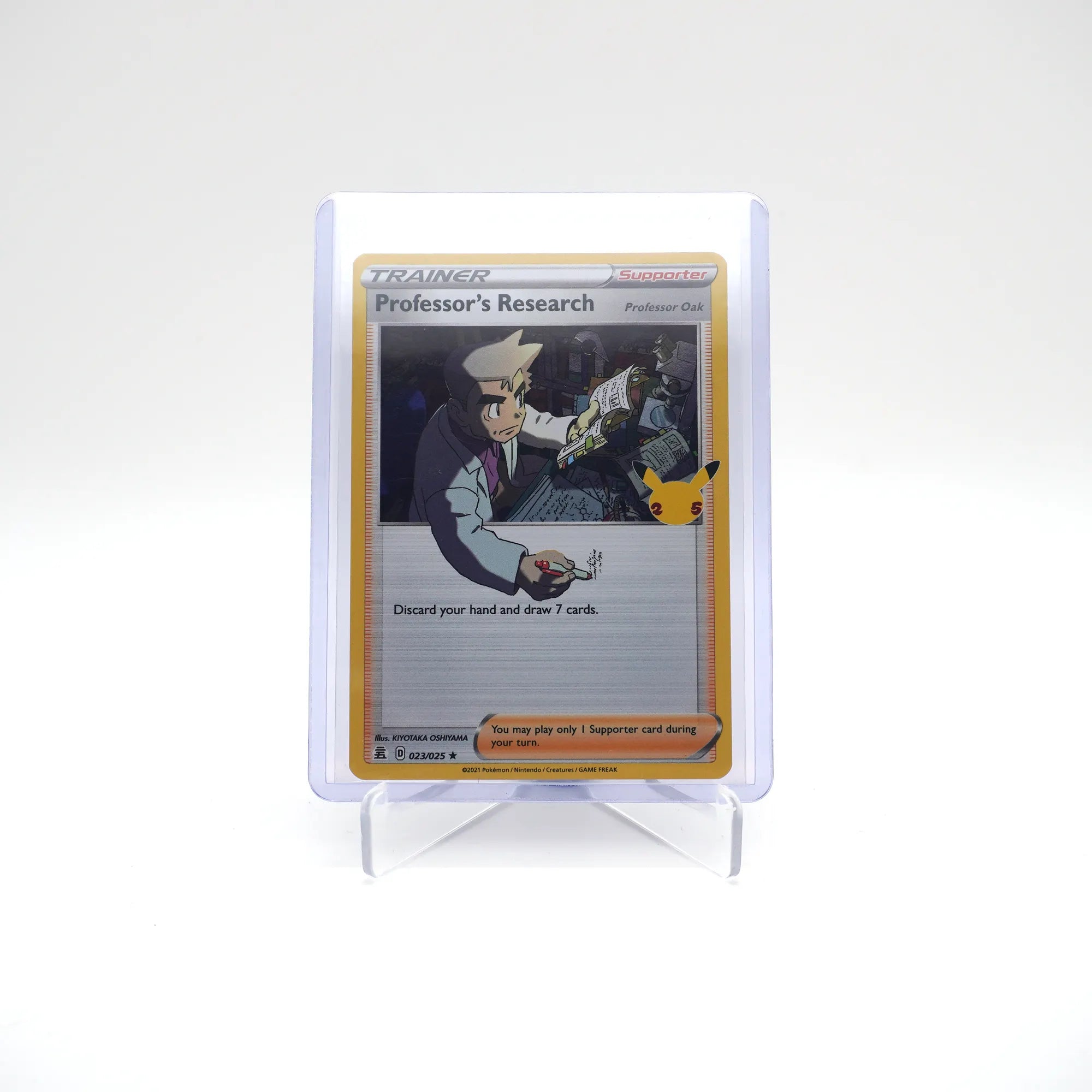 Professor's Research - 023/025 Celebrations 25th Holo Rare Trainer (Card 6/10)