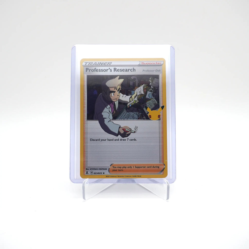 Professor's Research - 023/025 Celebrations 25th Holo Rare Trainer (Card 7/10)