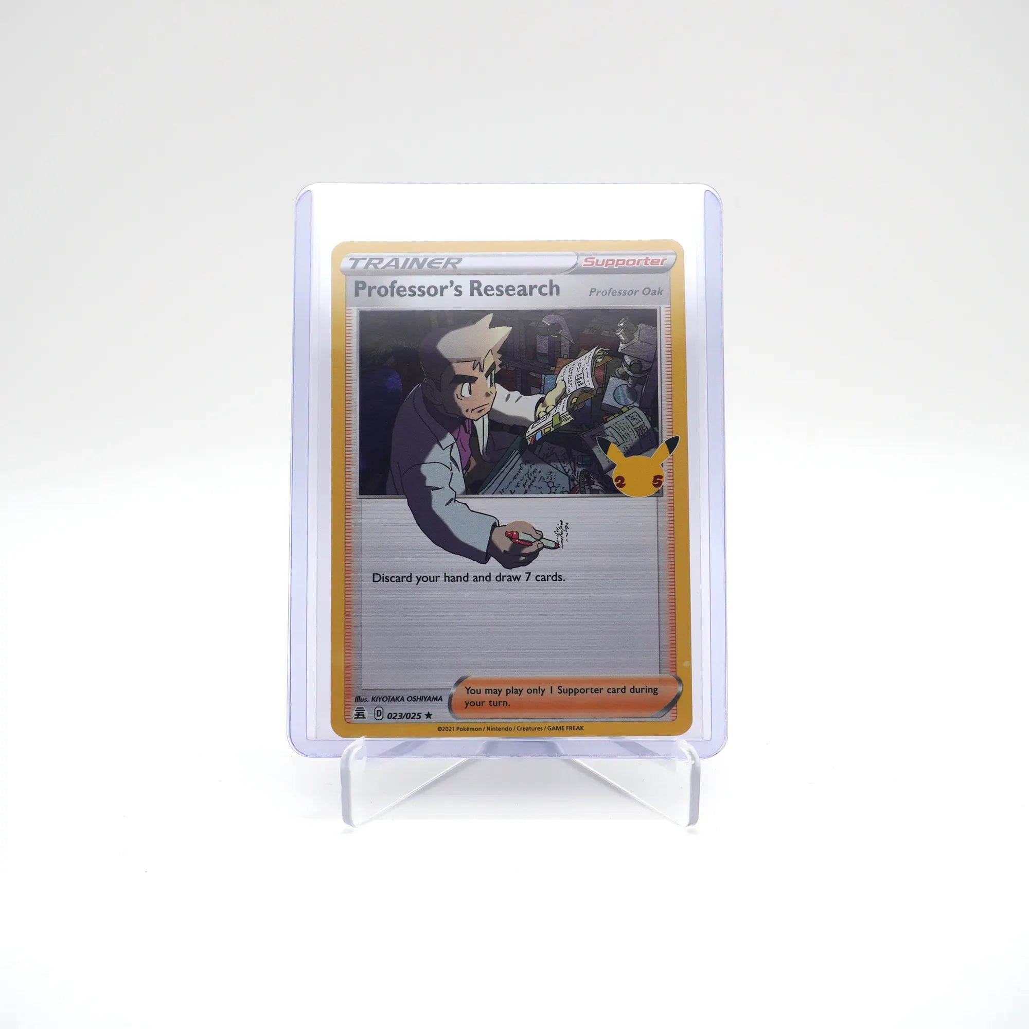 Professor's Research - 023/025 Celebrations 25th Holo Rare Trainer (Card 7/10)