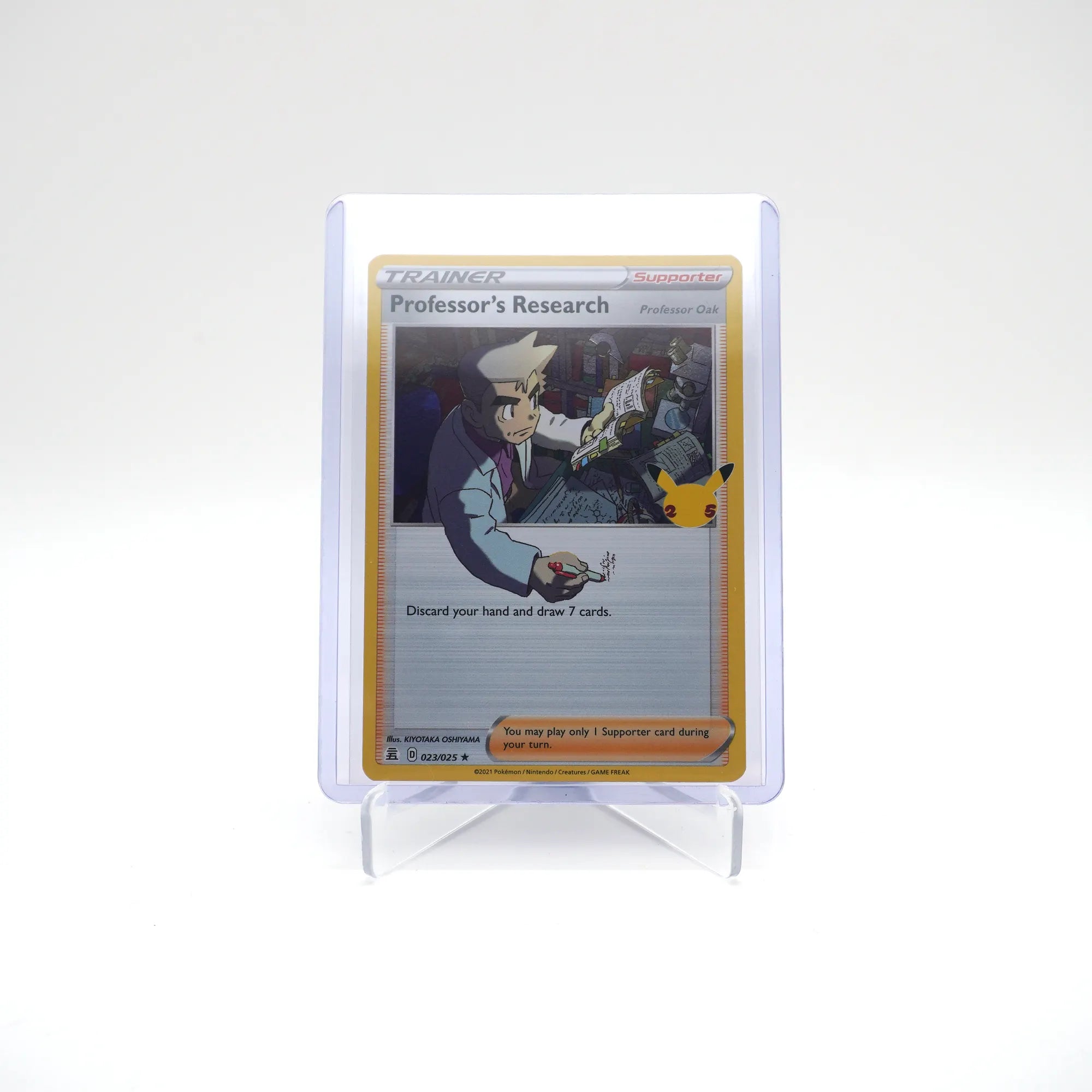 Professor's Research - 023/025 Celebrations 25th Holo Rare Trainer (Card 8/10)