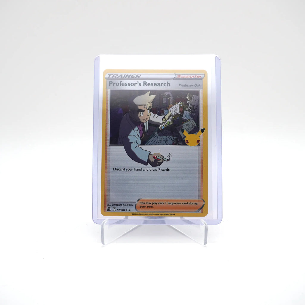 Professor's Research - 023/025 Celebrations 25th Holo Rare Trainer (Card 9/10)
