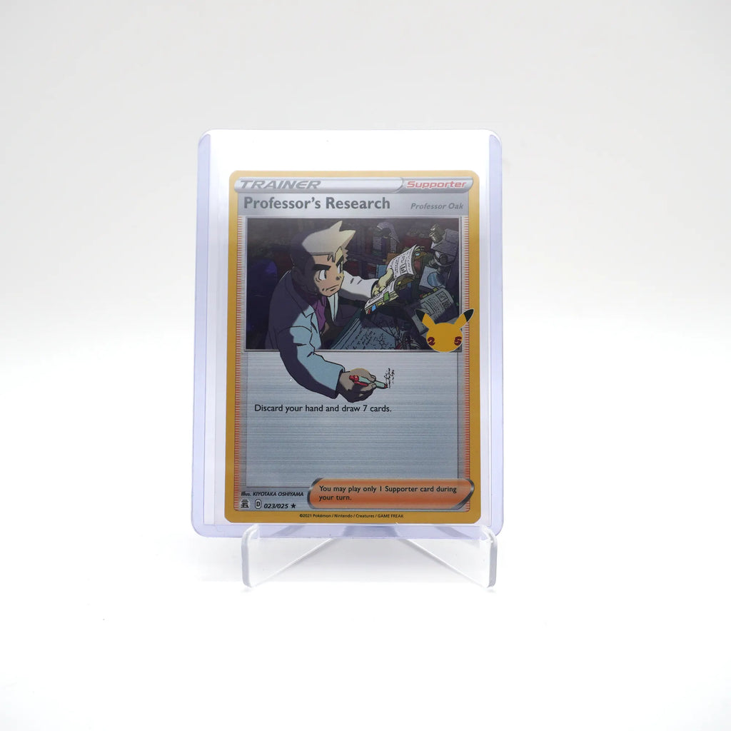 Professor's Research - 023/025 Celebrations 25th Holo Rare Trainer (Card 10/10)
