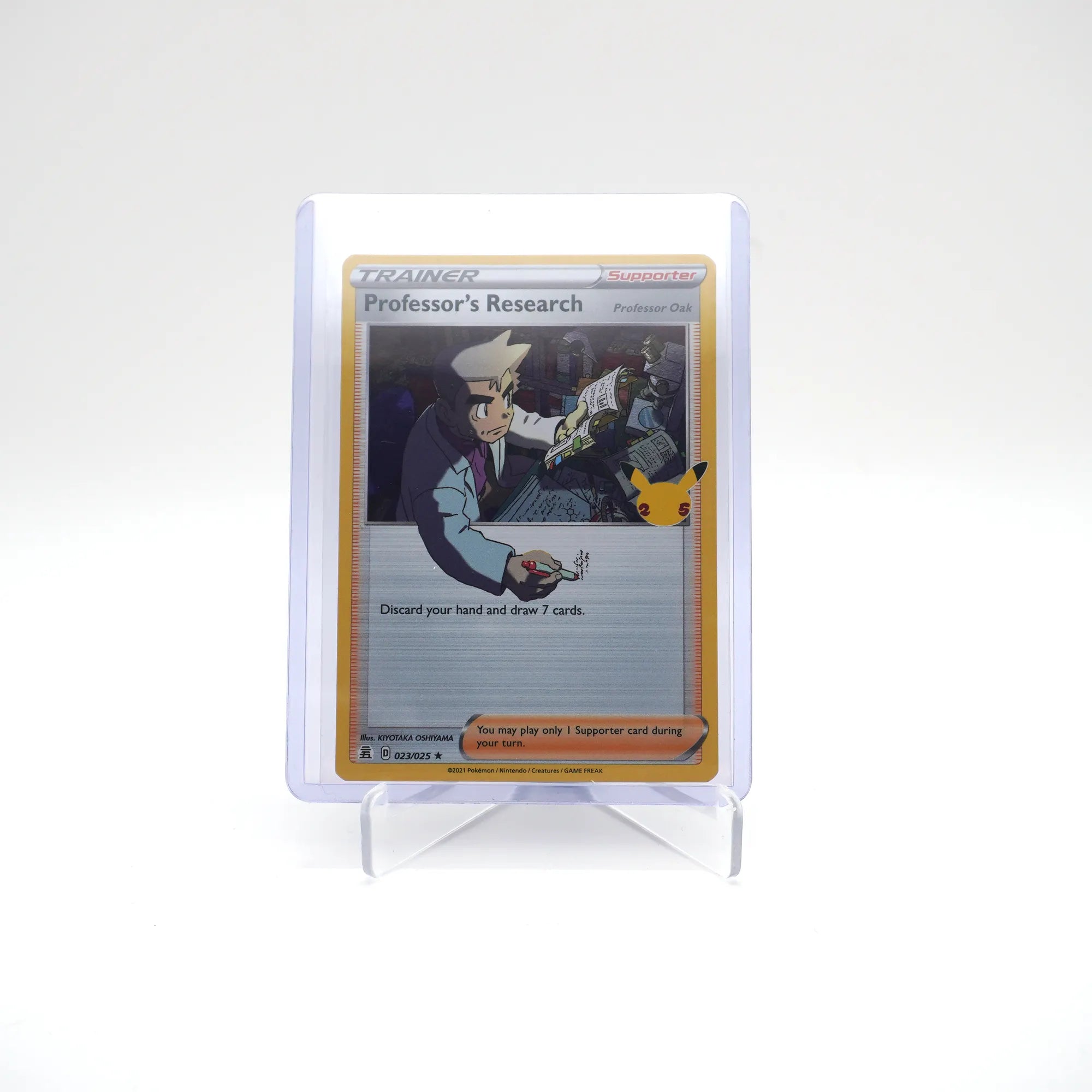 Professor's Research - 023/025 Celebrations 25th Holo Rare Trainer (Card 10/10)