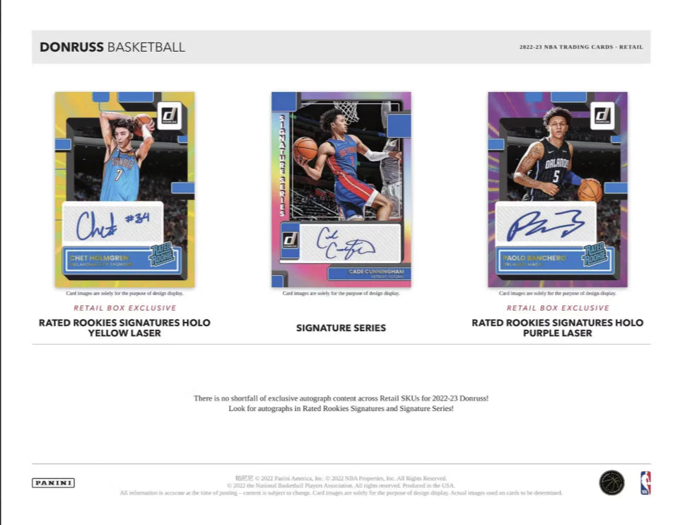 2022-23 Panini Donruss Basketball Blaster Box