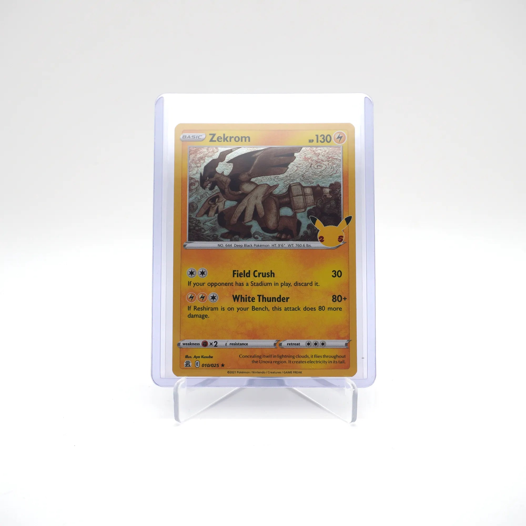 Pokemon 25th Anniversary Celebrations Zekrom 010/025 Holo (Card 1/10)