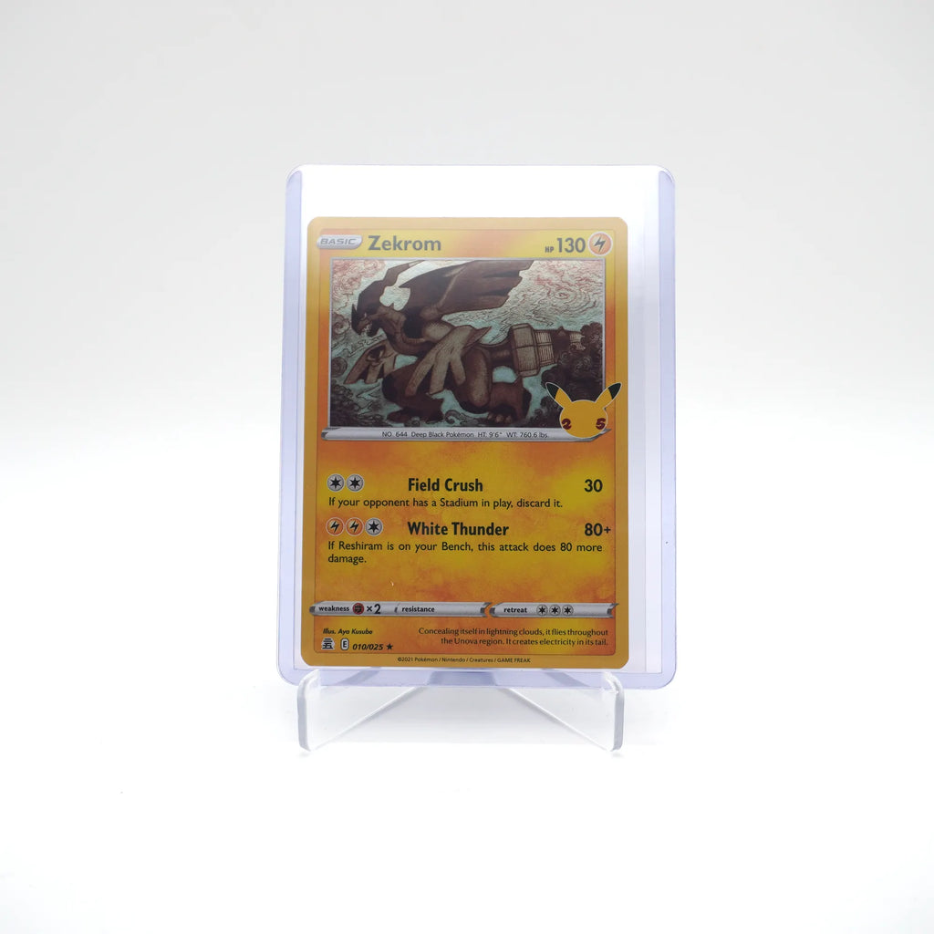 Pokemon 25th Anniversary Celebrations Zekrom 010/025 Holo (Card 5/10)