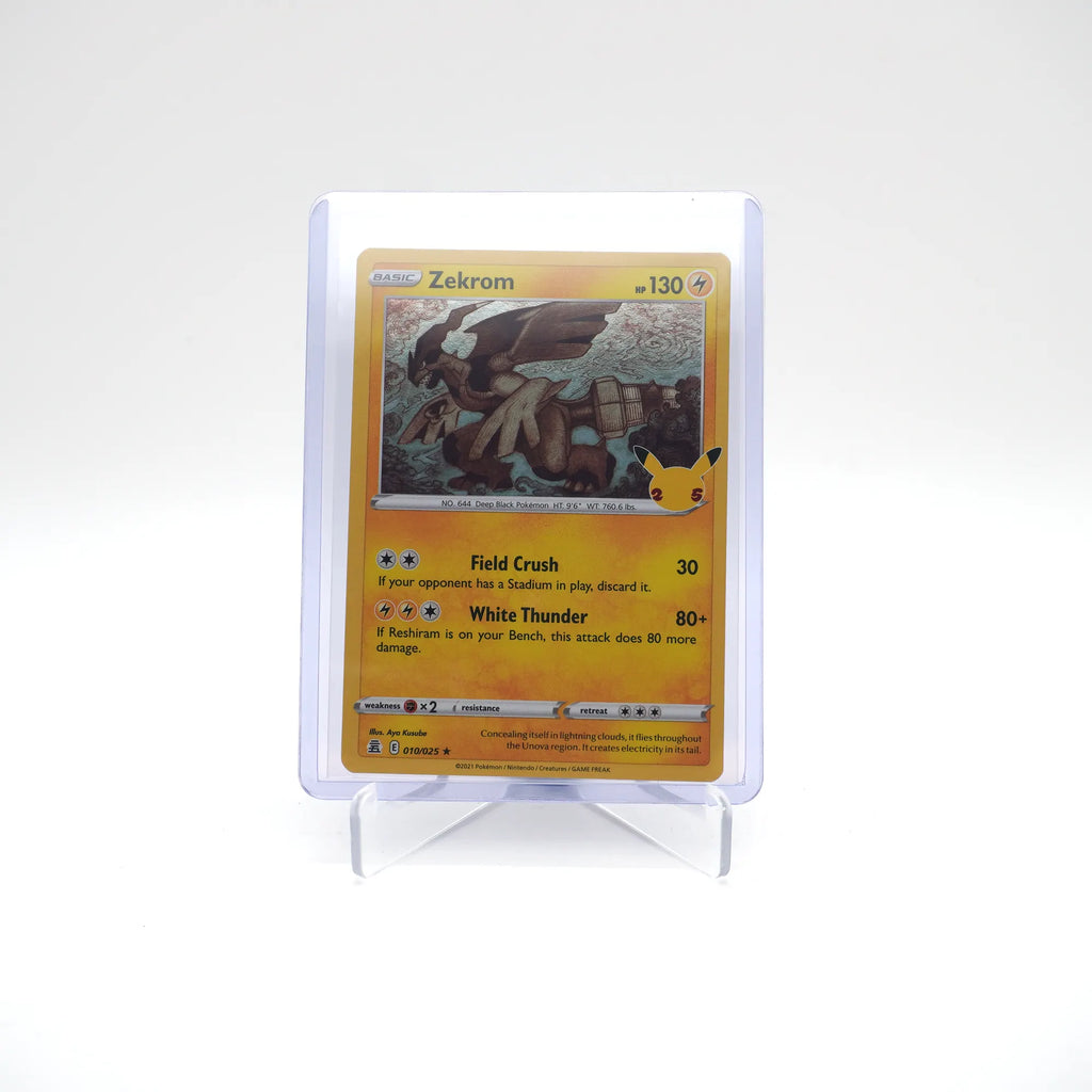 Pokemon 25th Anniversary Celebrations Zekrom 010/025 Holo (Card 7/10)