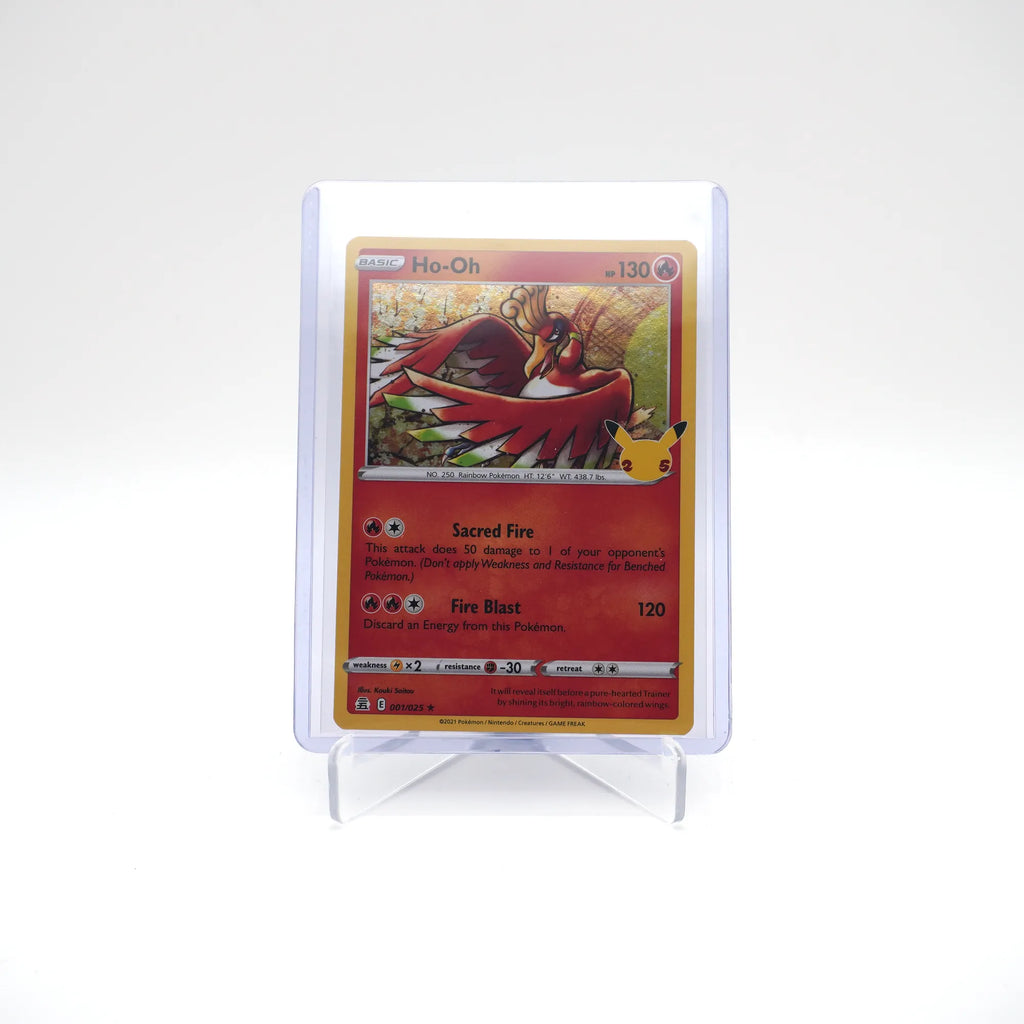 Ho-Oh 001/025 Pokemon Celebrations 25th Anniversary (Card 1/10)