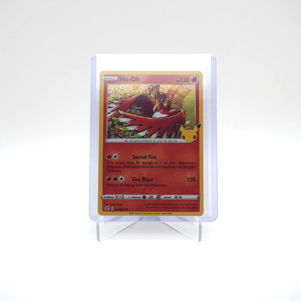 Ho-Oh 001/025 Pokemon Celebrations 25th Anniversary (Card 3/10)