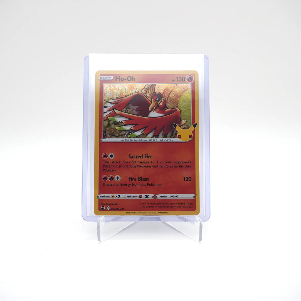Ho-Oh 001/025 Pokemon Celebrations 25th Anniversary (Card 5/10)