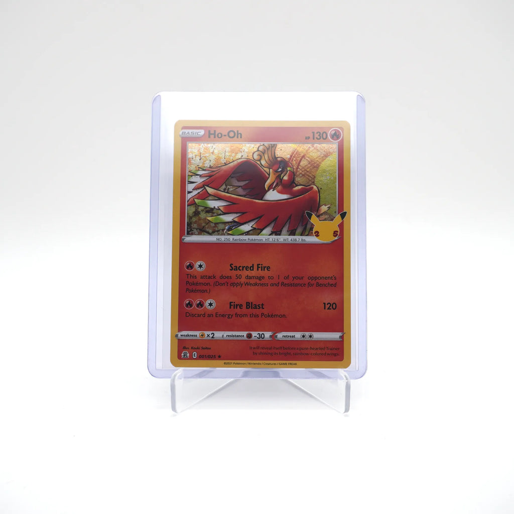 Ho-Oh 001/025 Pokemon Celebrations 25th Anniversary (Card 6/10)
